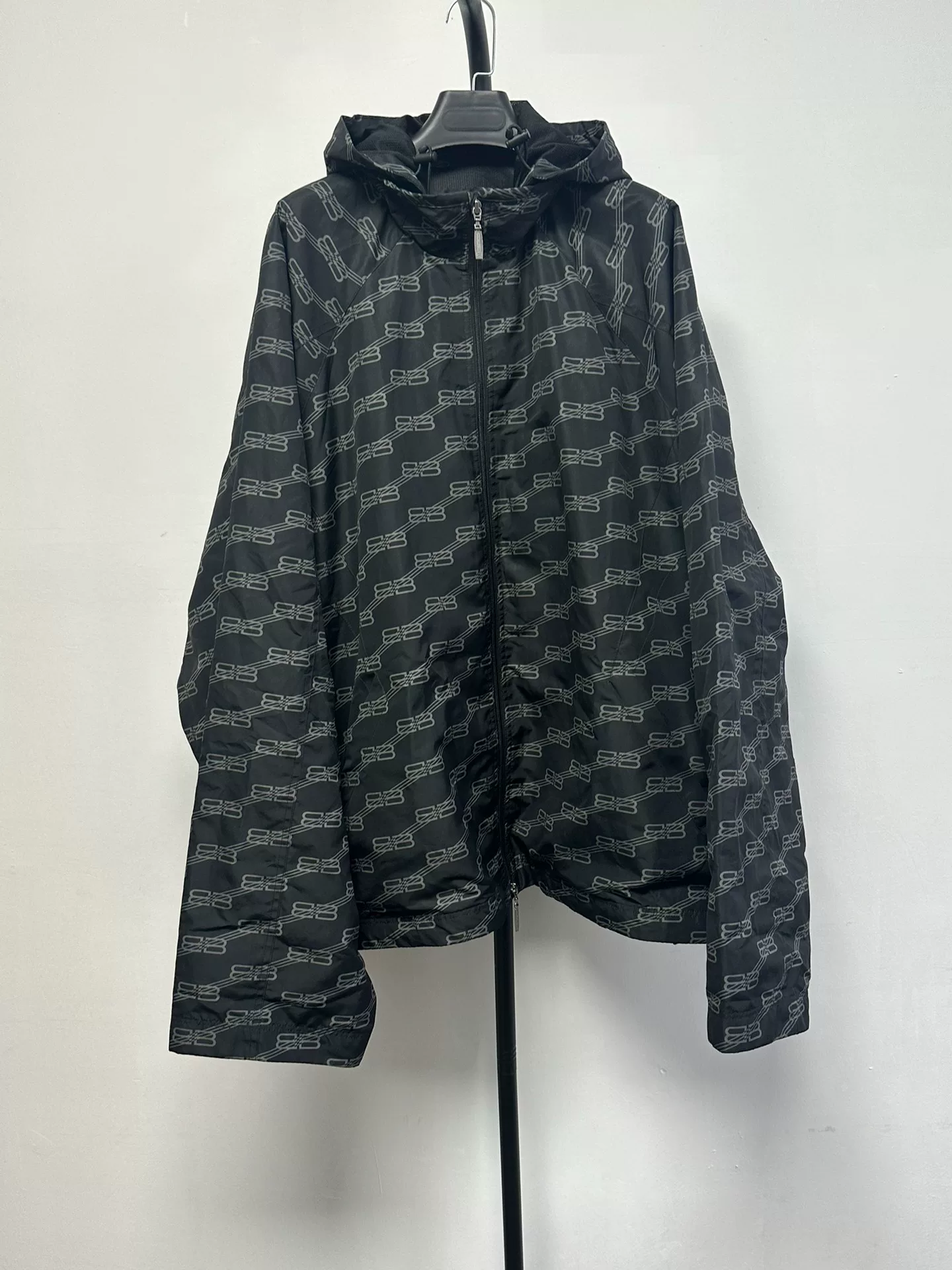Balenciaga All-Over Print Zip Jacket