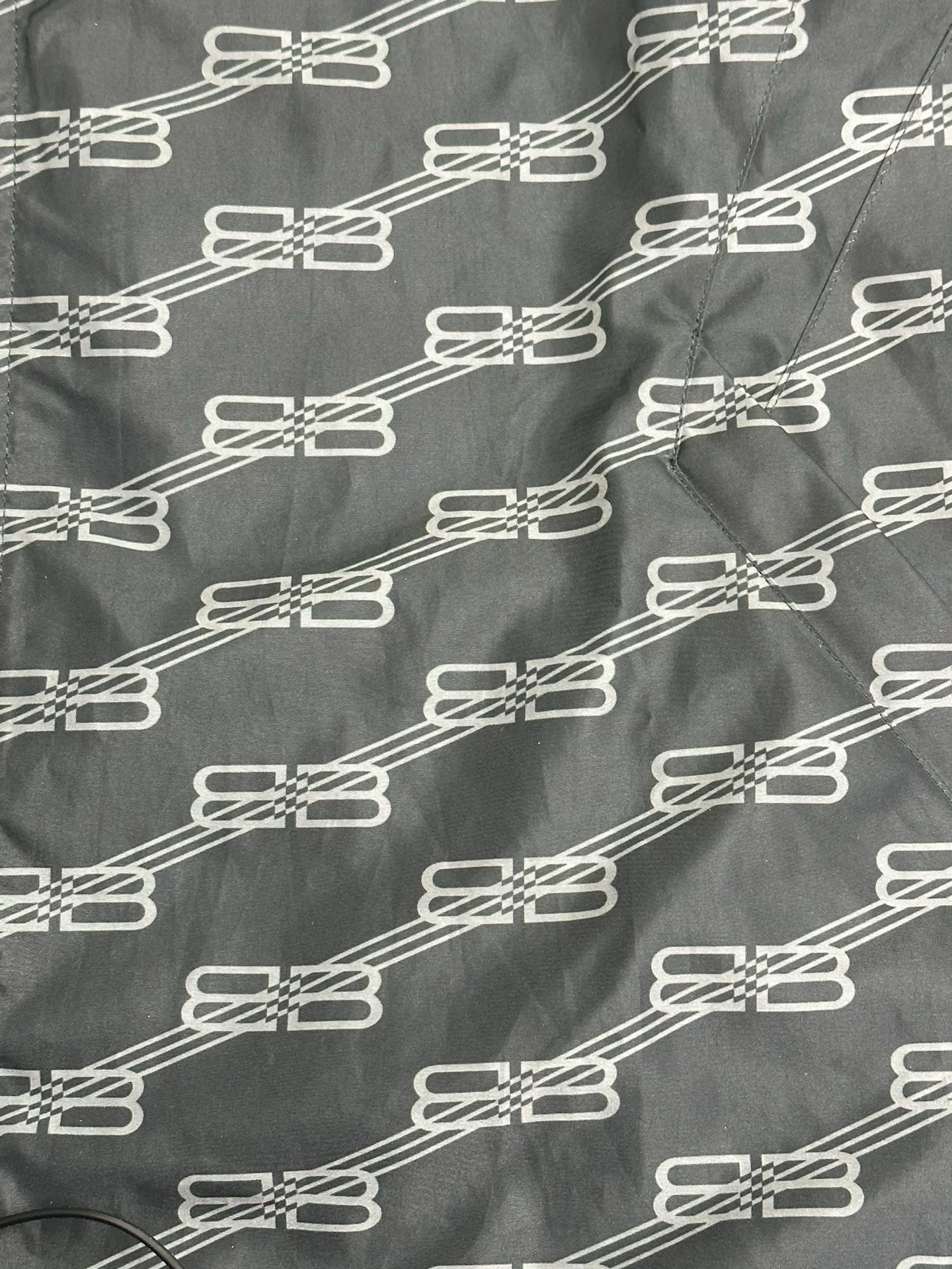 Balenciaga All-Over Print Zip Jacket — detail