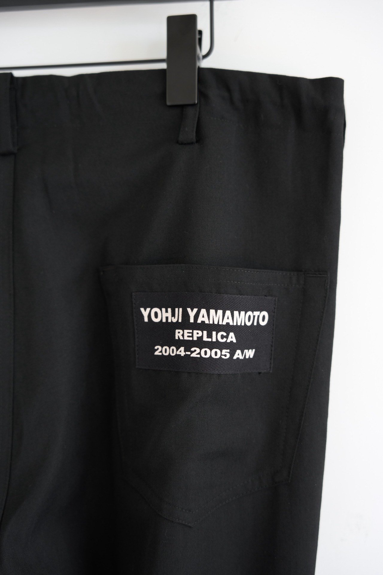 Yohji Yamamoto 04aw Replica Double-Layer Trousers — back