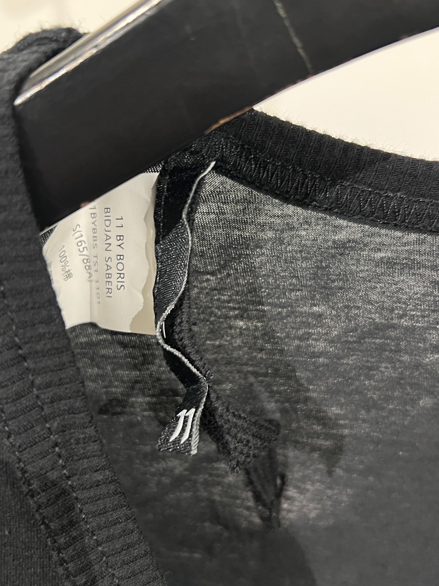 Boris Bidjan Saberi 11by bbs TS1 T-Shirt — label