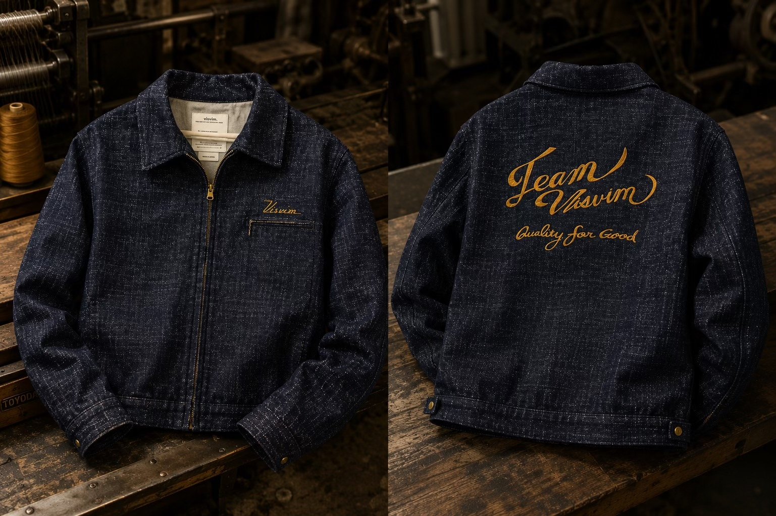 Visvim Silk Denim Team Swing Top