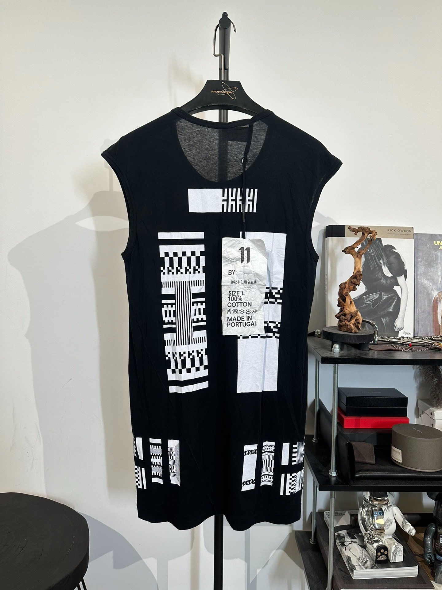 Boris Bidjan Saberi 11by BBS Print Sleeveless Vest