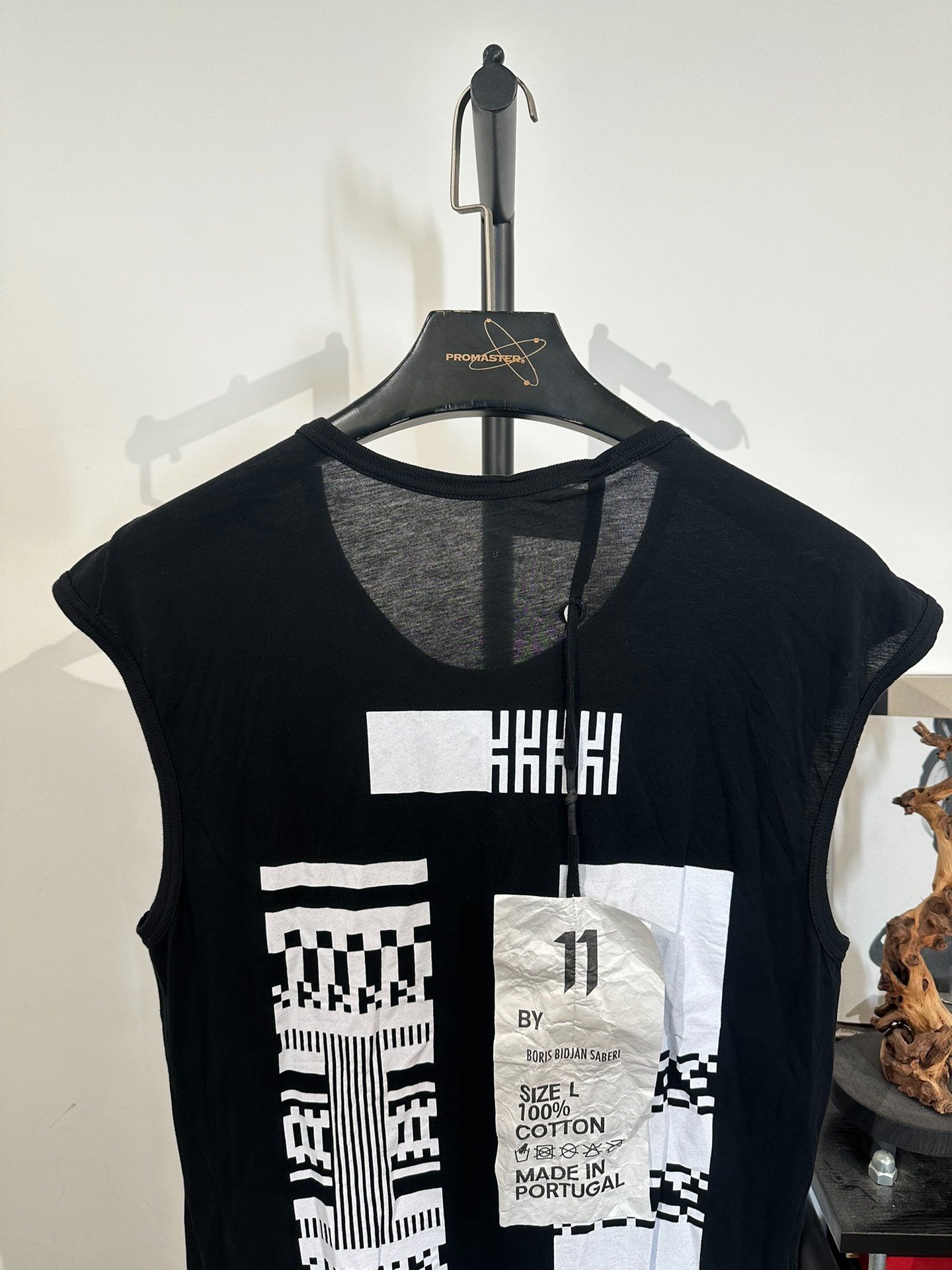Boris Bidjan Saberi 11by BBS Print Sleeveless Vest — back