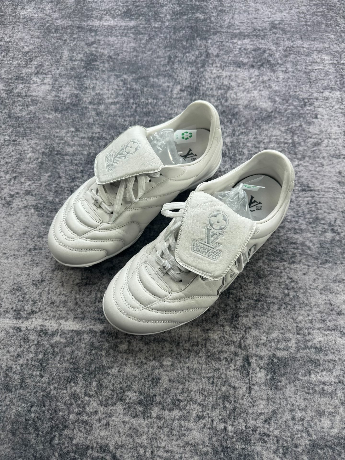 Louis Vuitton White Soccer Shoes