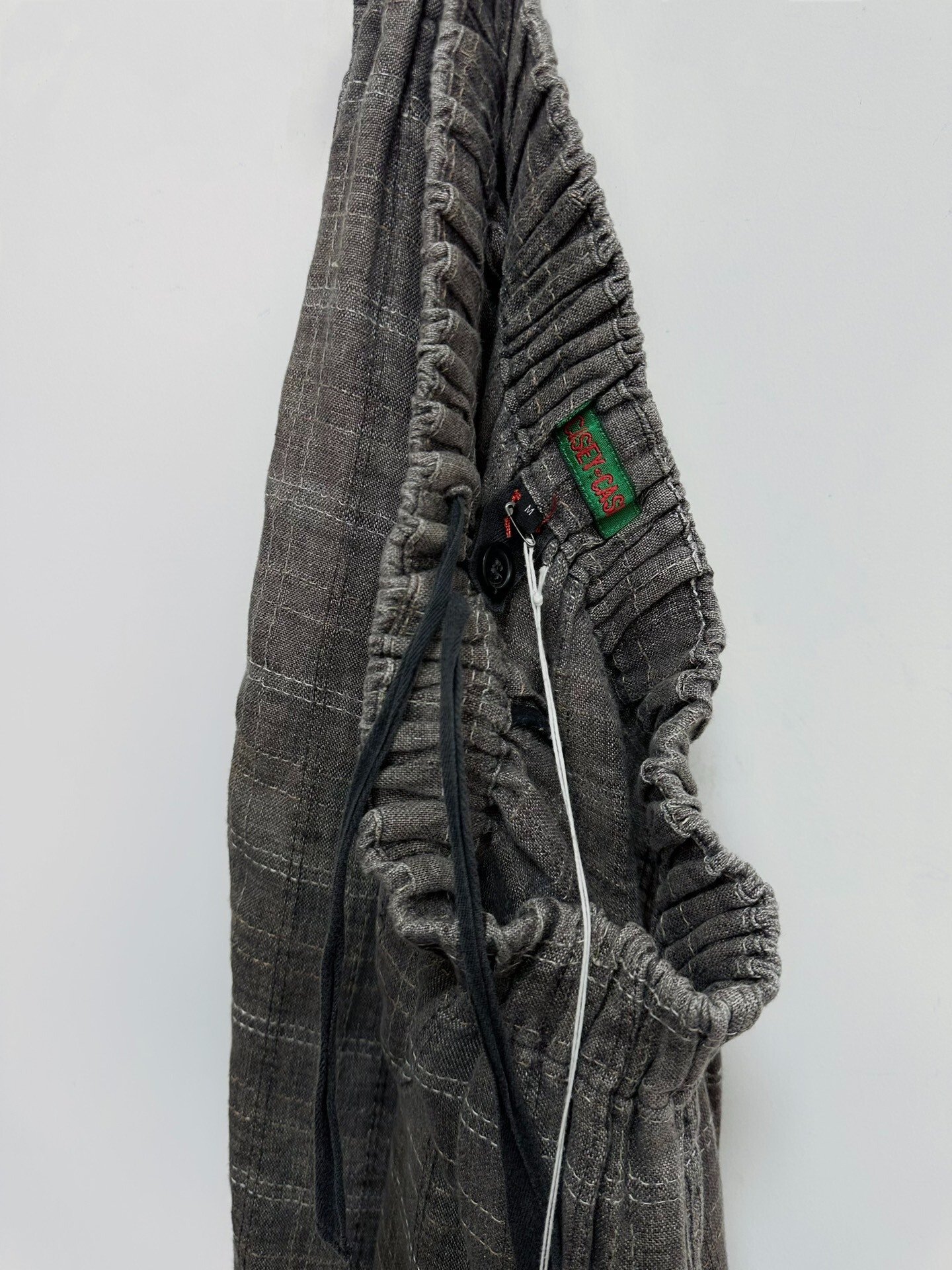 Casey Casey Hand-Stitched Linen Pants — back