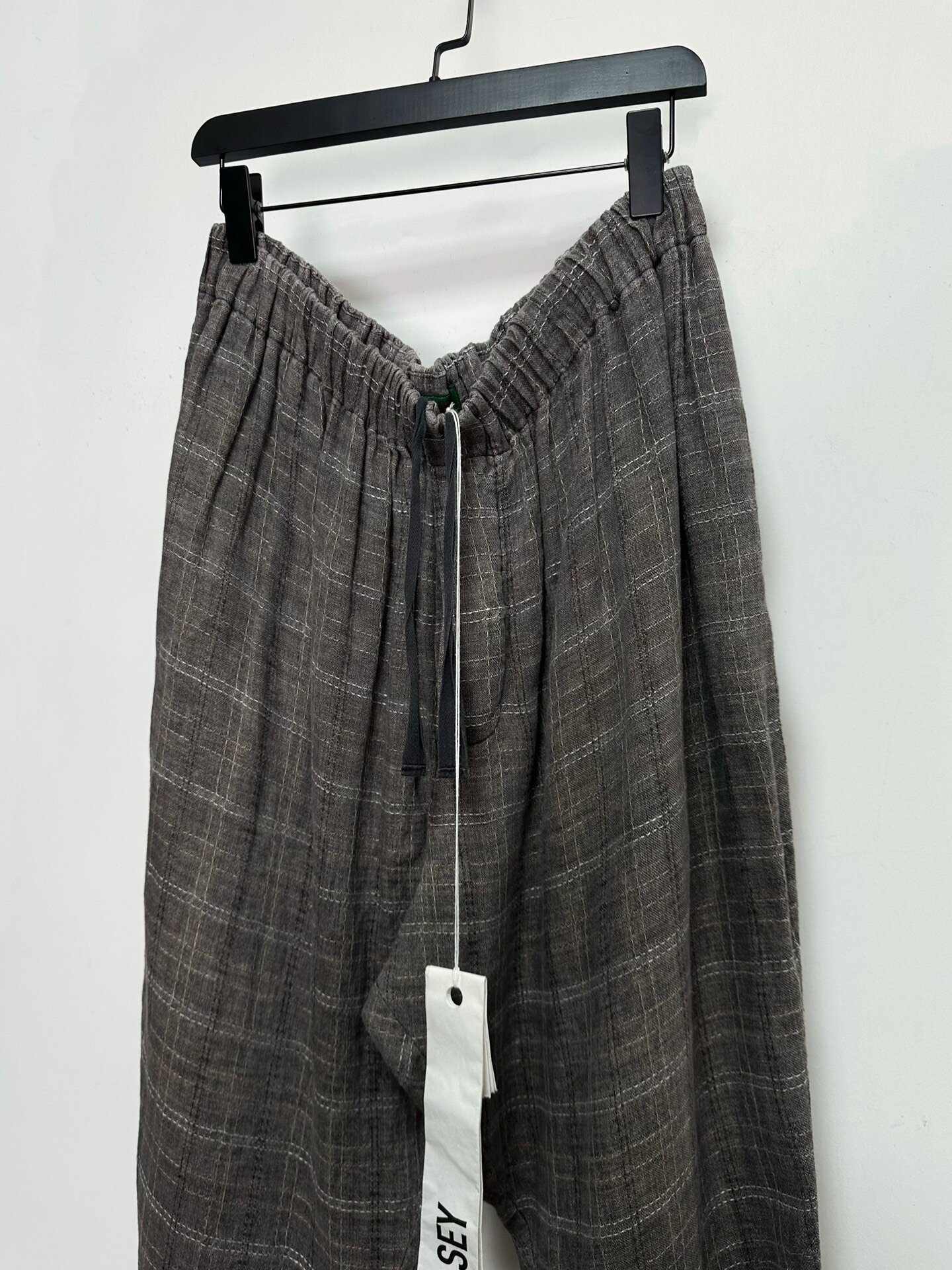 Casey Casey Hand-Stitched Linen Pants — detail