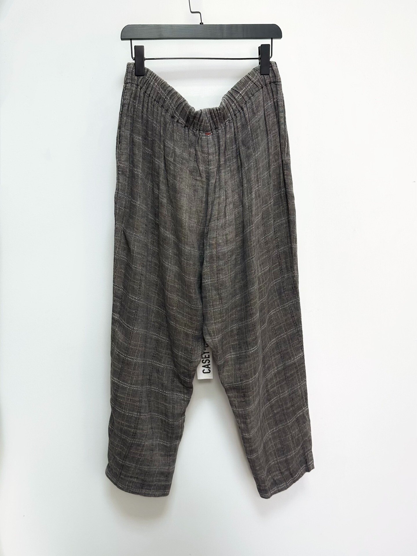 Casey Casey Hand-Stitched Linen Pants — front