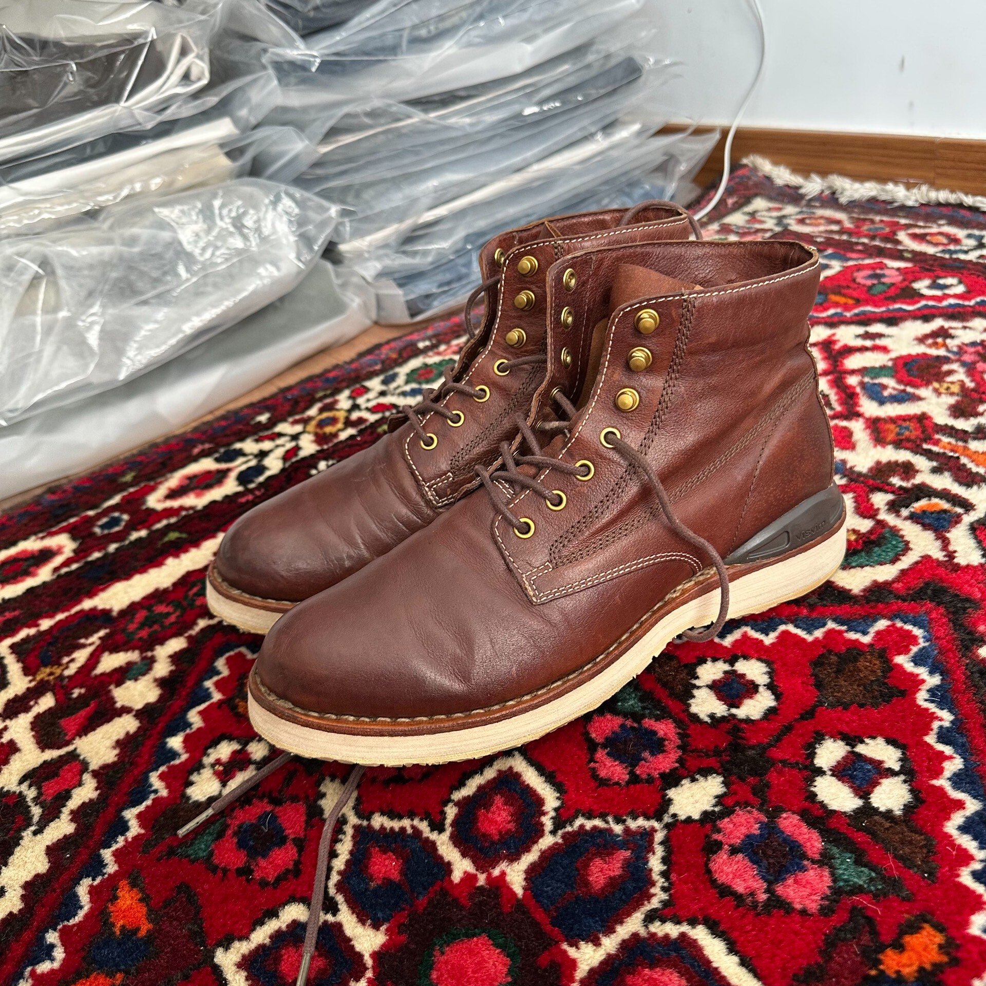 visvim 16aw Virgil Leather Boots — front