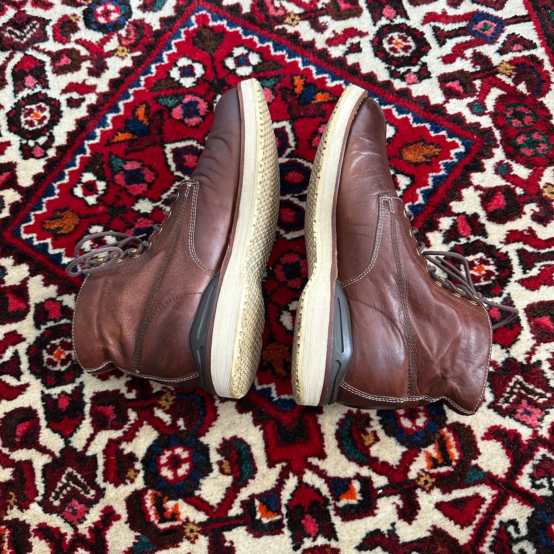 visvim 16aw Virgil Leather Boots — label