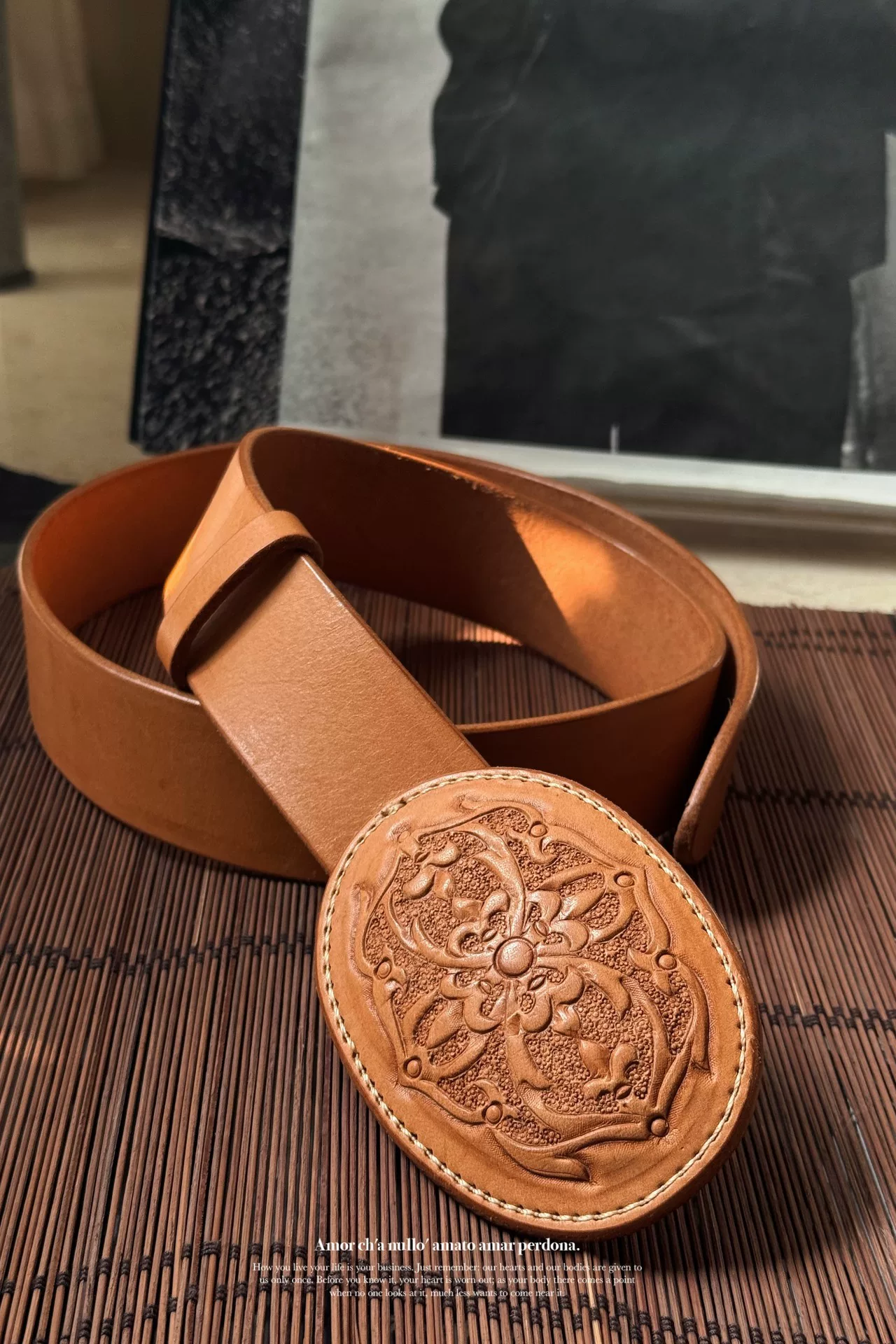 Yohji Yamamoto x Tady & King Arabesque Belt — back