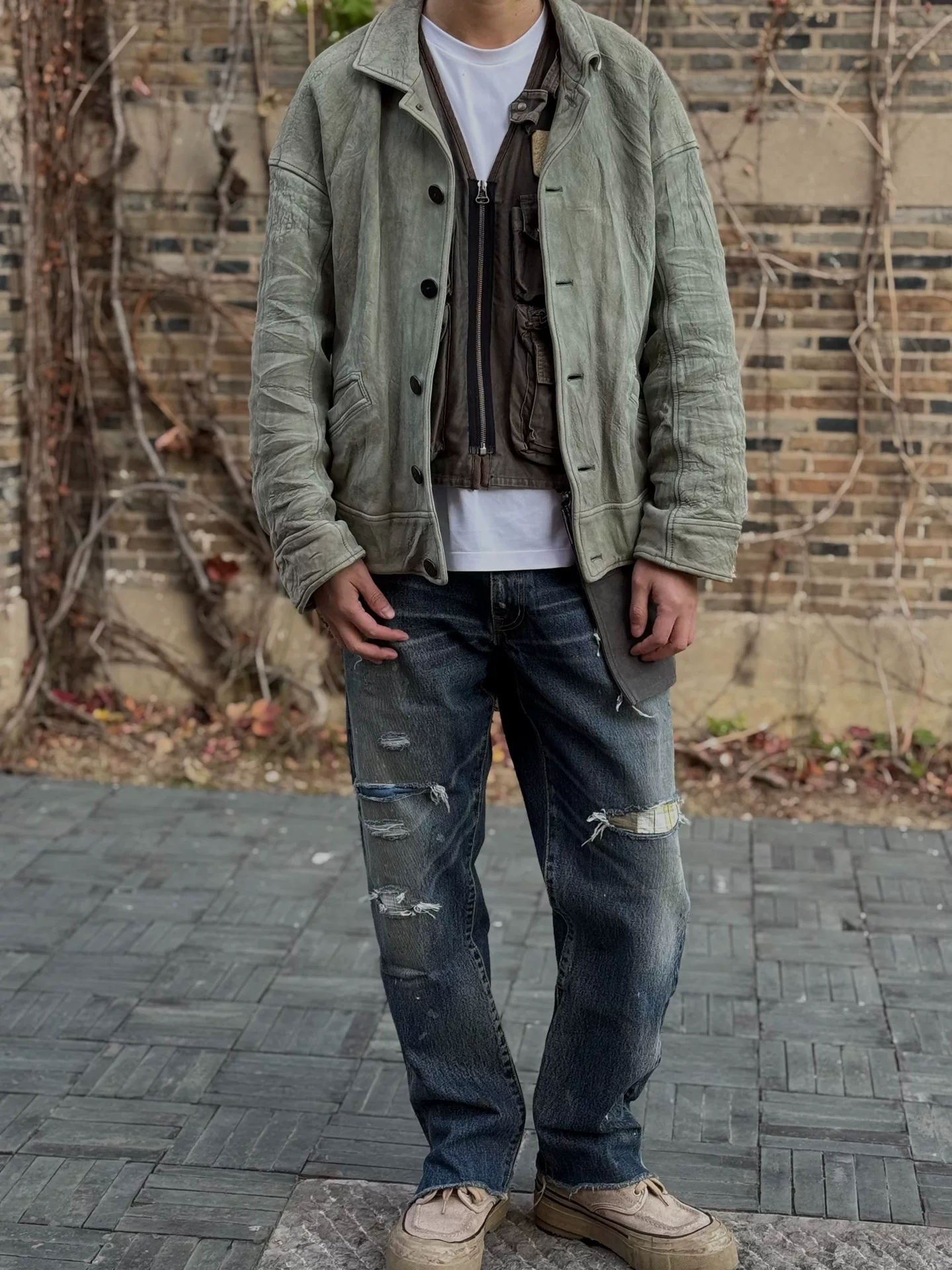VISVIM 24SS DUNLOP JKT — back