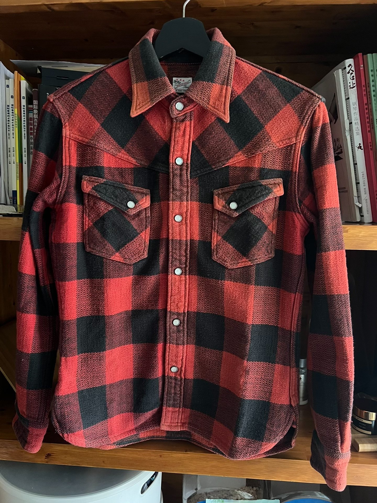Plaid Flannel Western Work Shirt