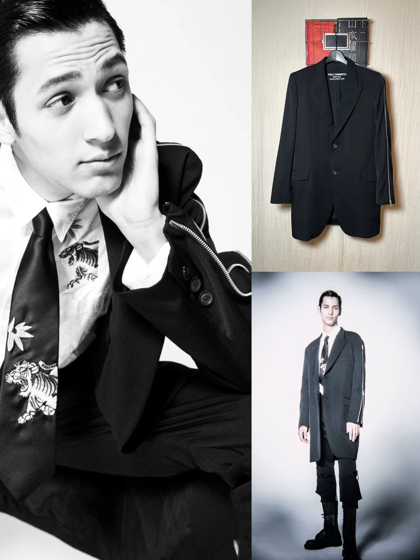 Yohji Yamamoto 04AW Replica Zipper Suit