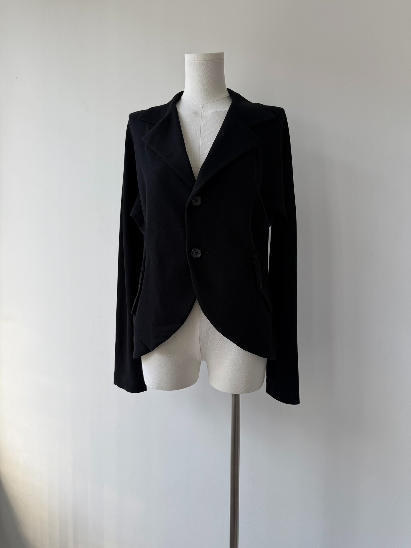 Yohji Yamamoto Y's 22SS Asymmetric Jacket — front