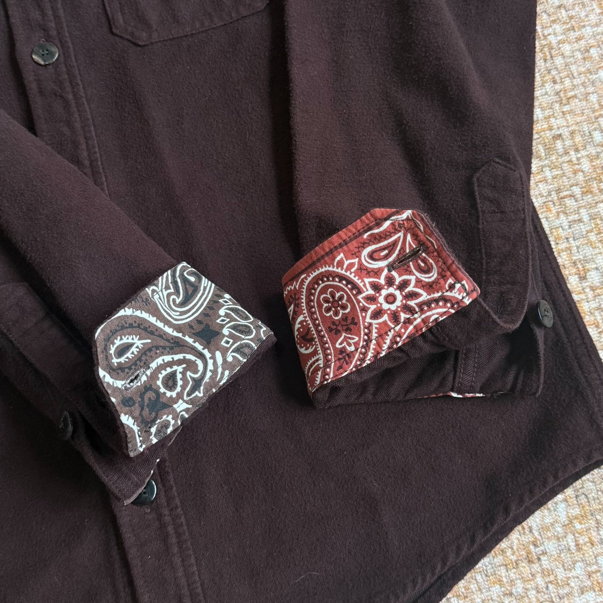 VISVIM ICT Black Elk L/S Shirt — detail
