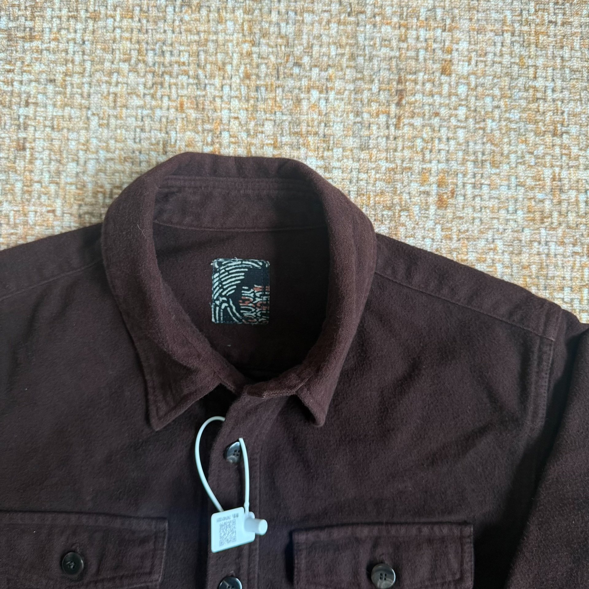 VISVIM ICT Black Elk L/S Shirt — front