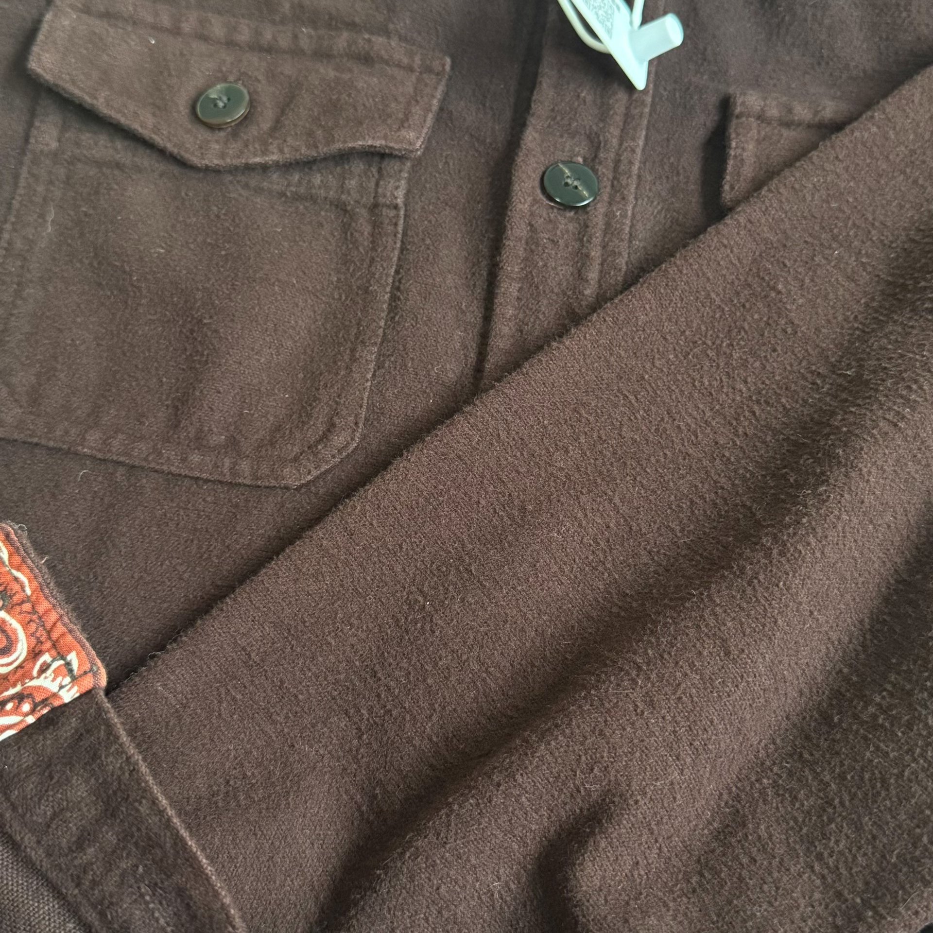 VISVIM ICT Black Elk L/S Shirt — back