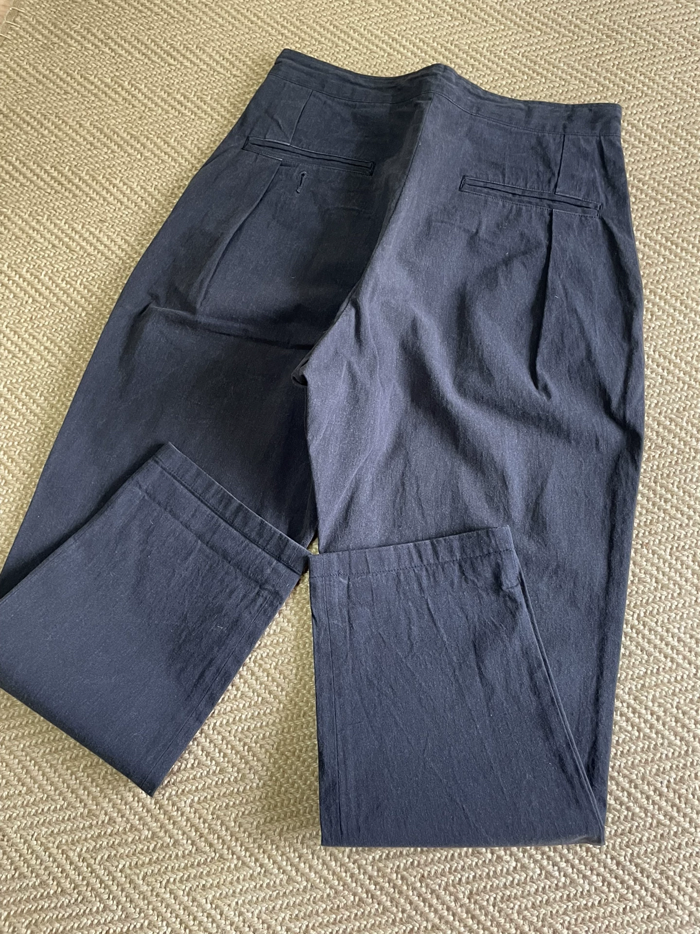 Mihara Yasuhiro Washed Casual Pants — back