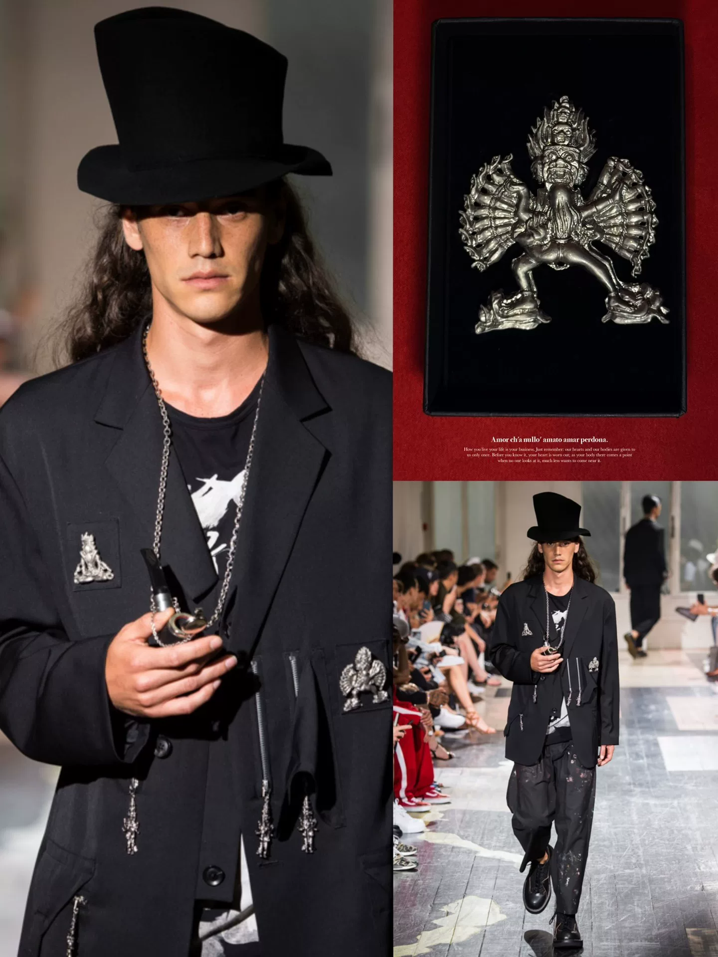 Yohji Yamamoto Happy Buddha Brooch
