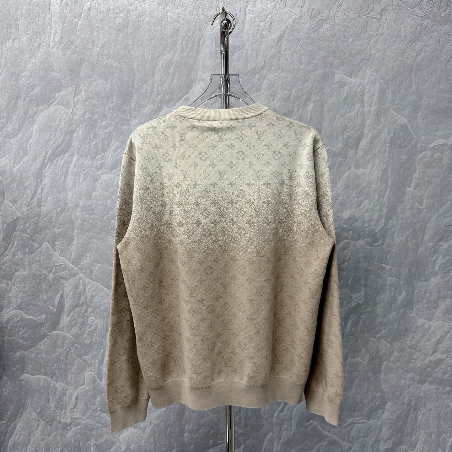 Louis Vuitton SS26 Gradient All-Over Print Sweatshirt — back