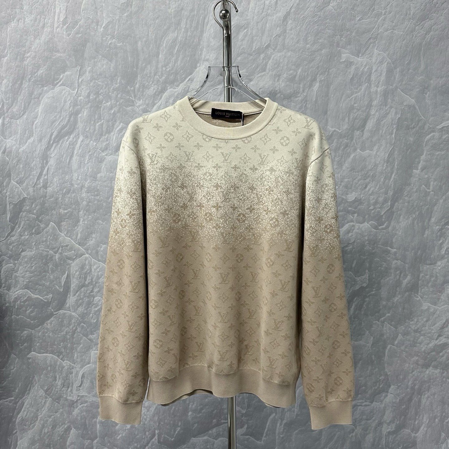 Louis Vuitton SS26 Gradient All-Over Print Sweatshirt