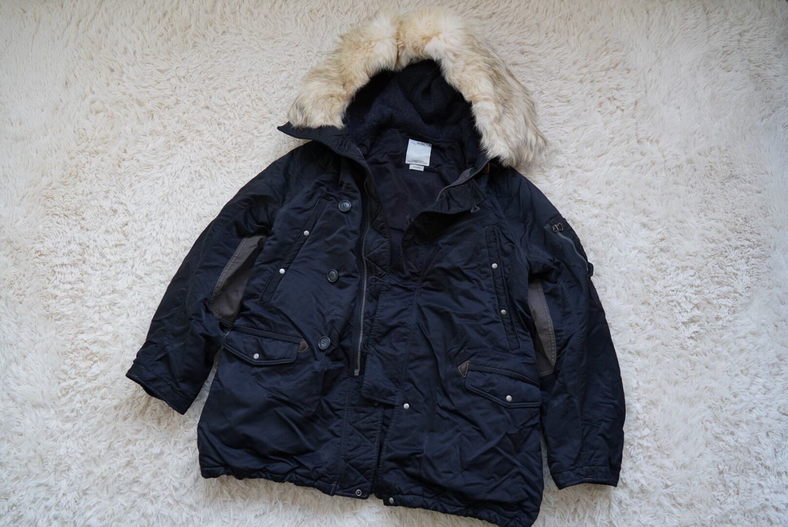 VISVIM 17AW VALDEZ Mud-Dye Coat