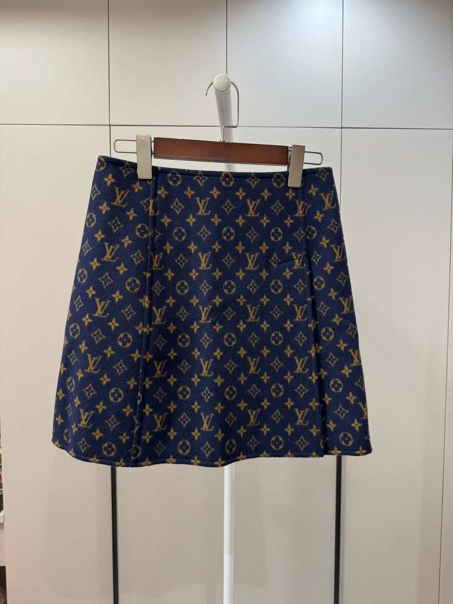 Louis Vuitton Monogram Wool Skirt