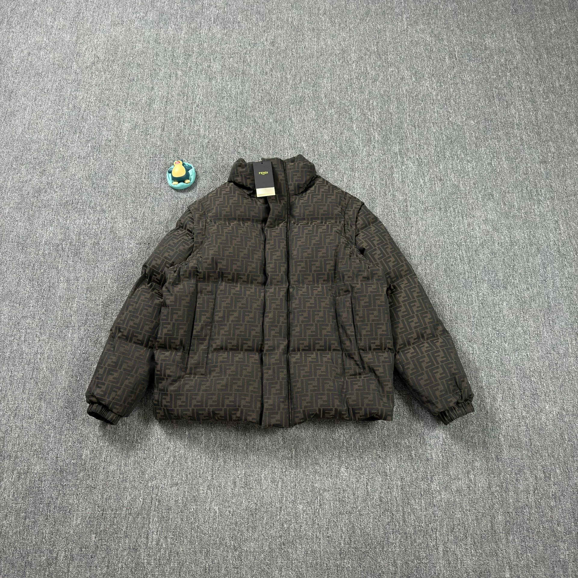 Fendi All-Over FF Logo Down Jacket