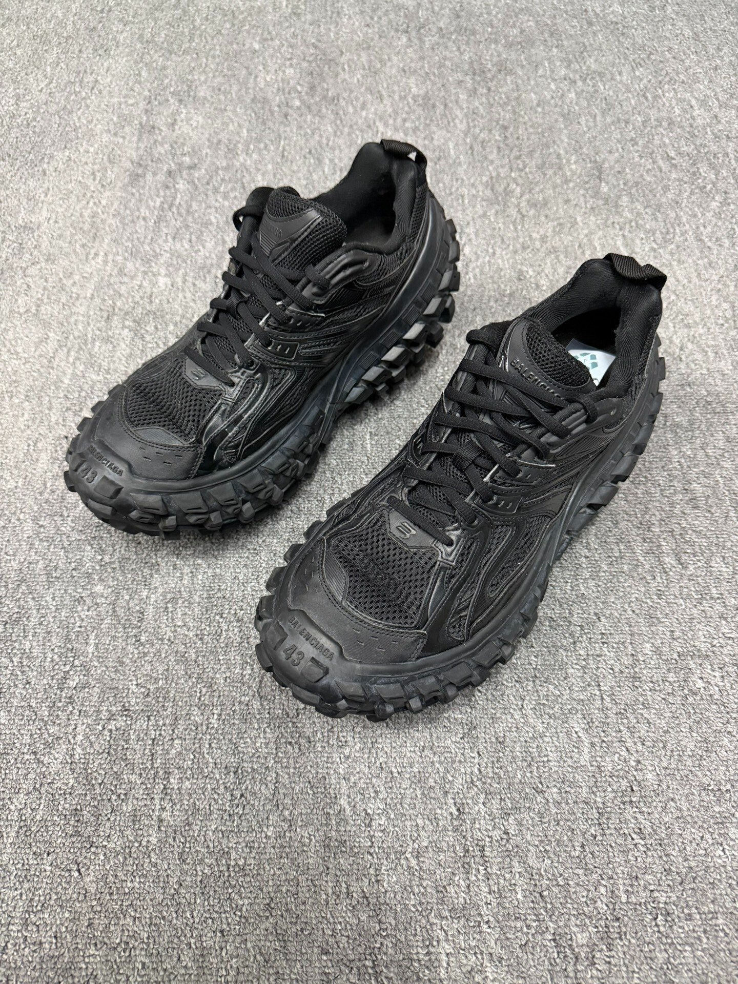 Balenciaga Black Tire Dad Shoes
