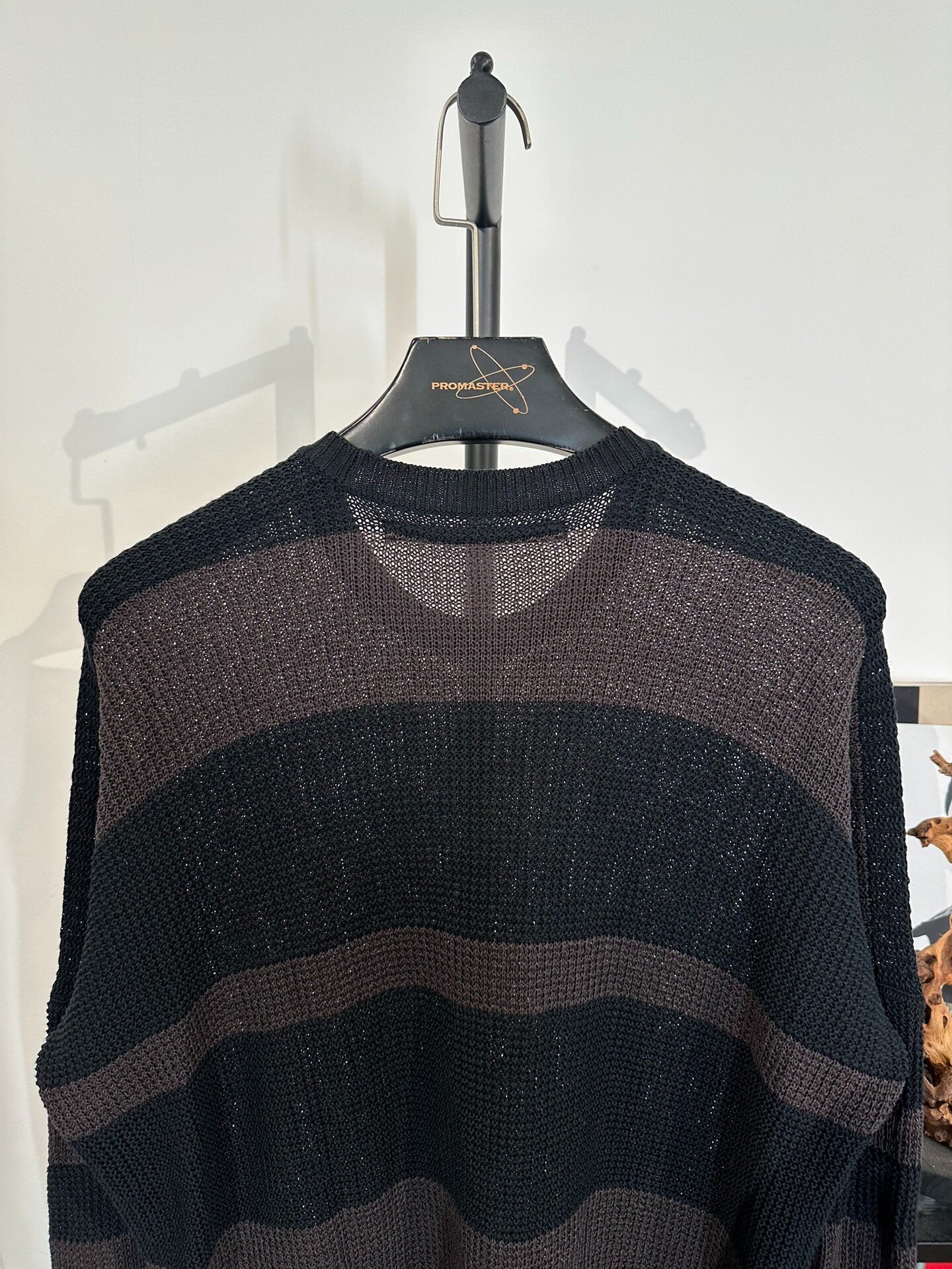 Uniqlo Striped Knit Pullover Sweater — back