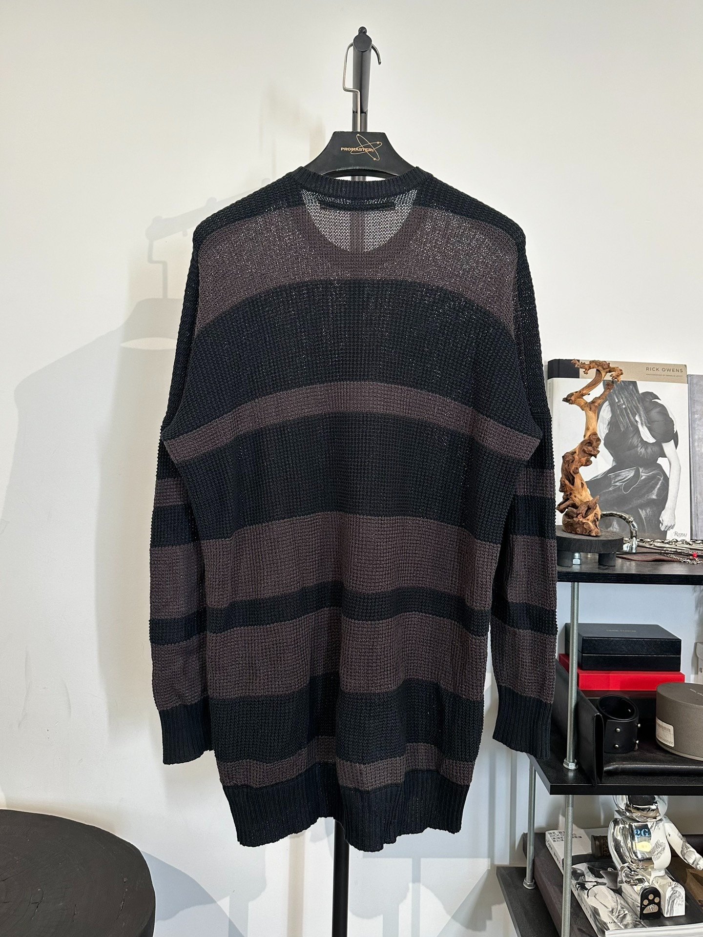 Uniqlo Striped Knit Pullover Sweater — front