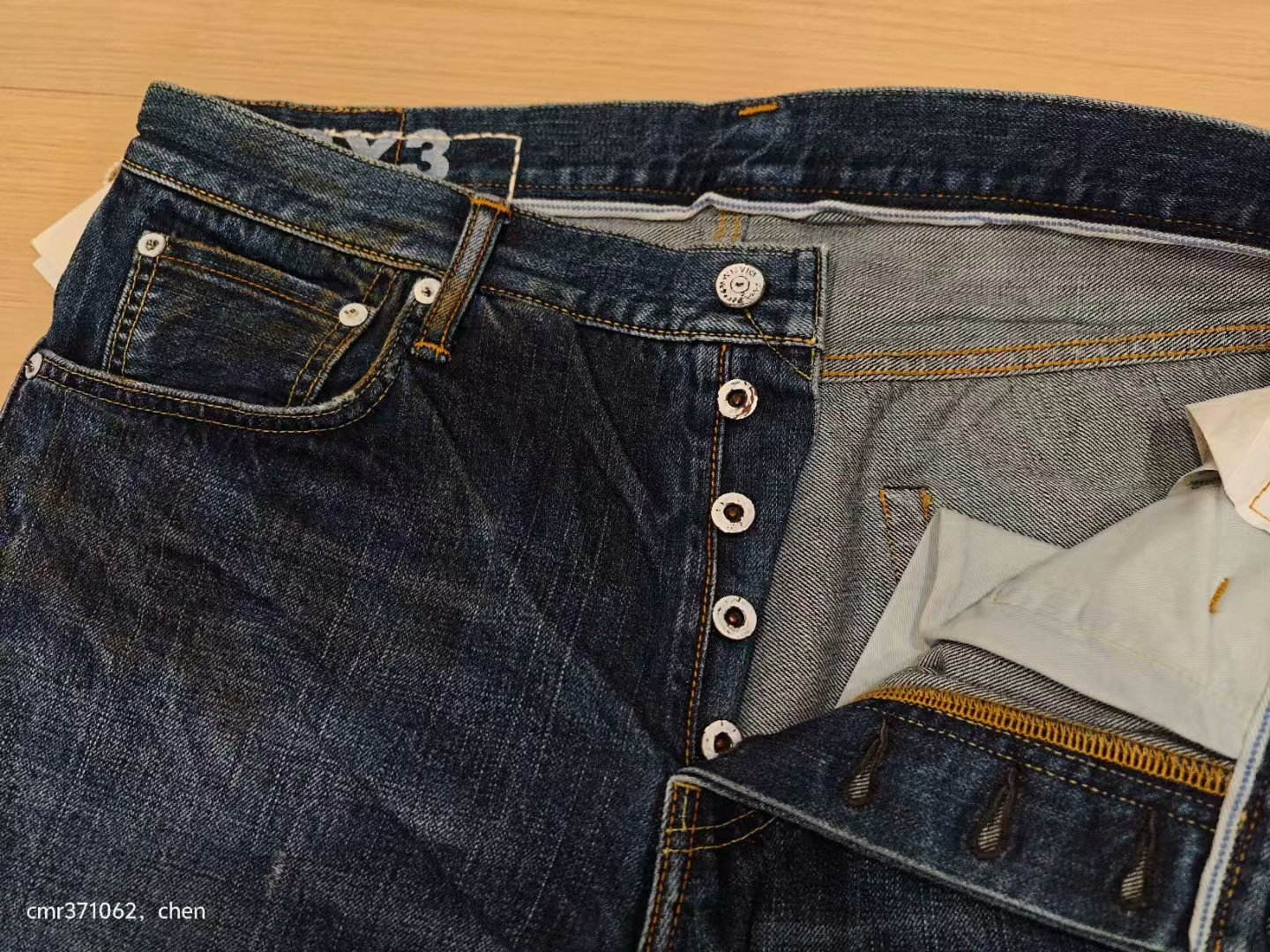visvim 19AW Social Sculpture Dry Denim-3 — label