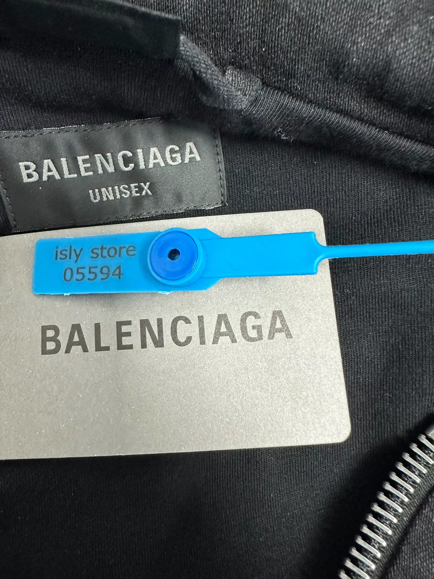 Balenciaga 'NEED FOR SPEED' Zip Hoodie — back