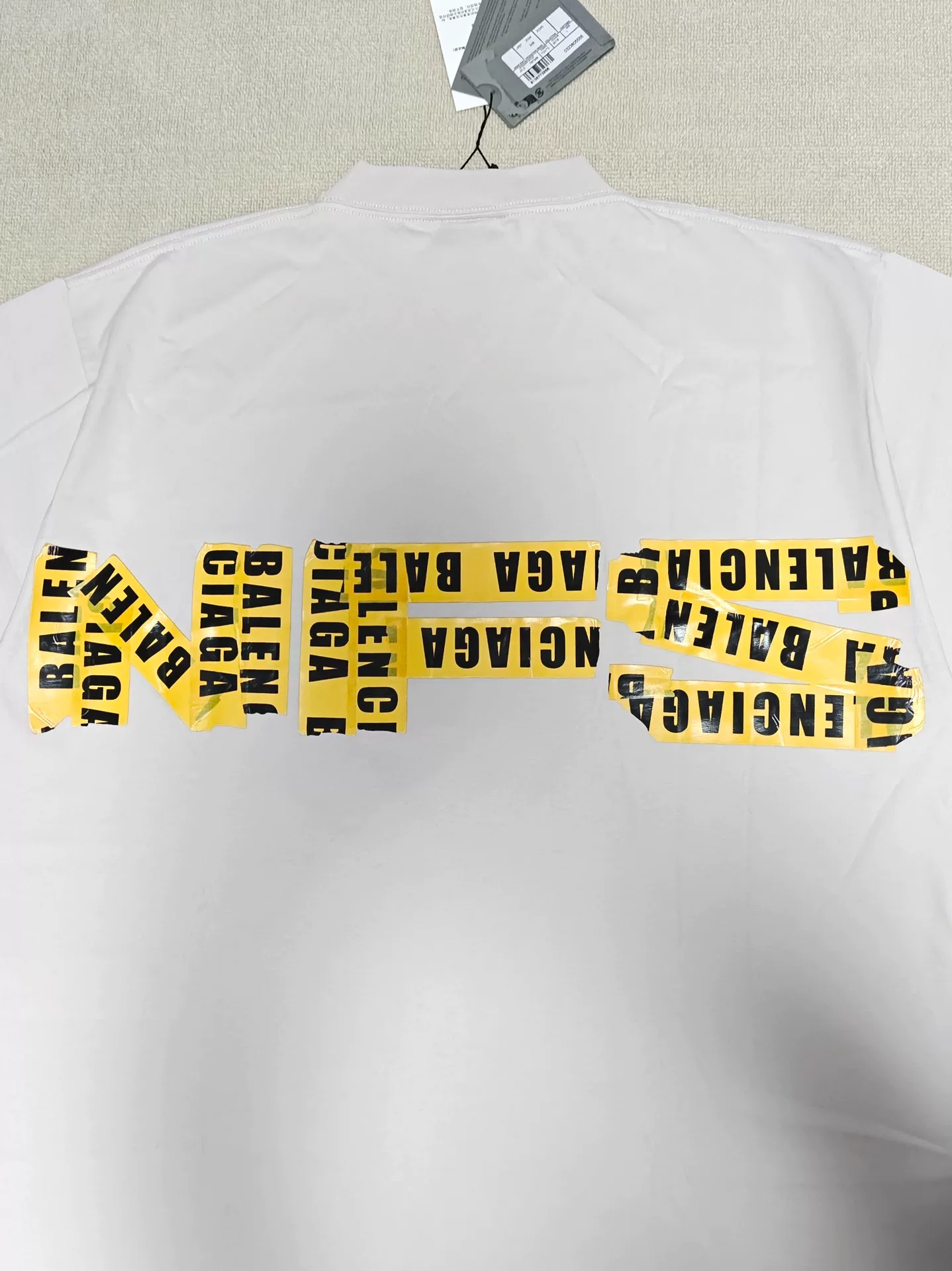 Balenciaga Need for Speed Graphic T-Shirt — back
