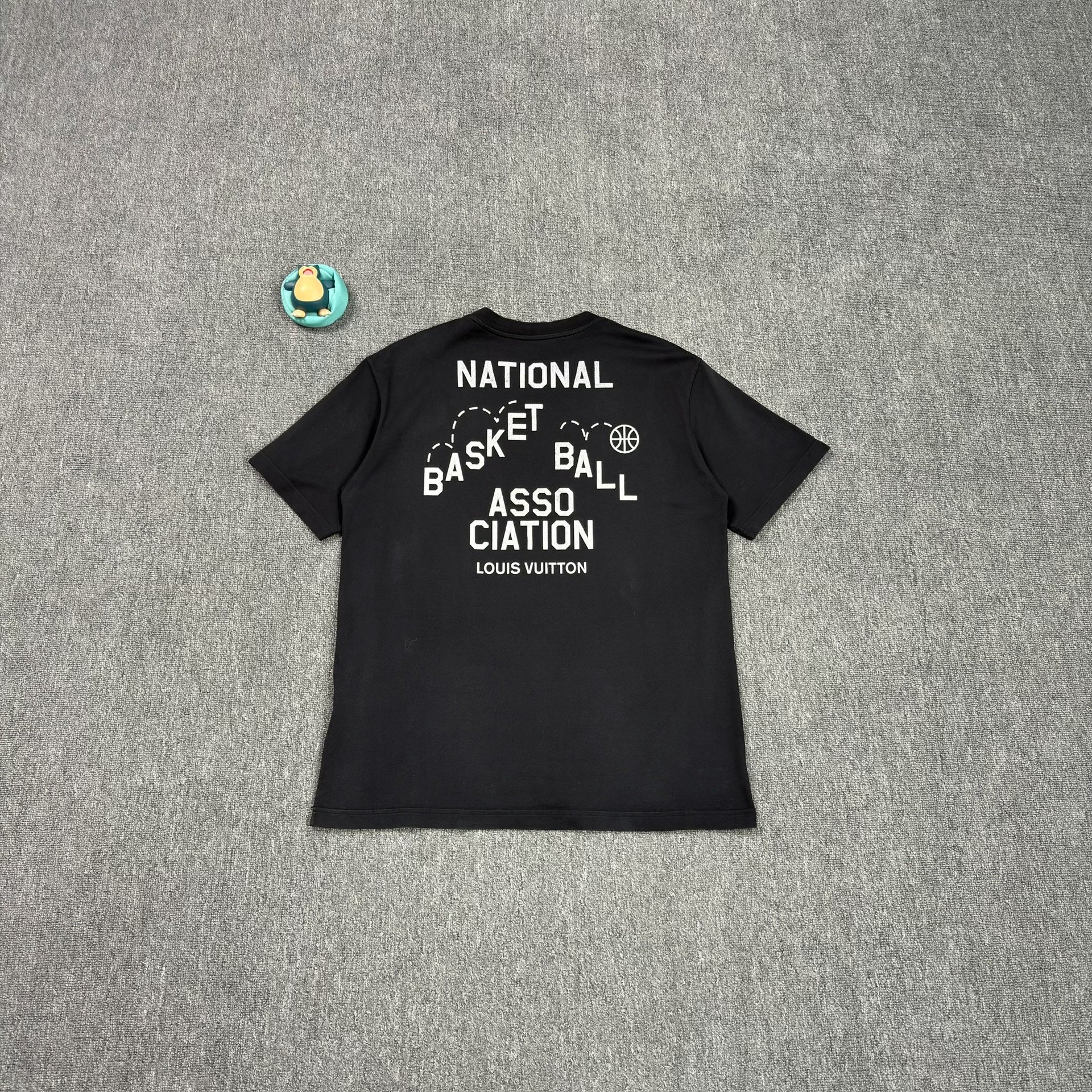 LV NBA Large Logo Black T-Shirt — front