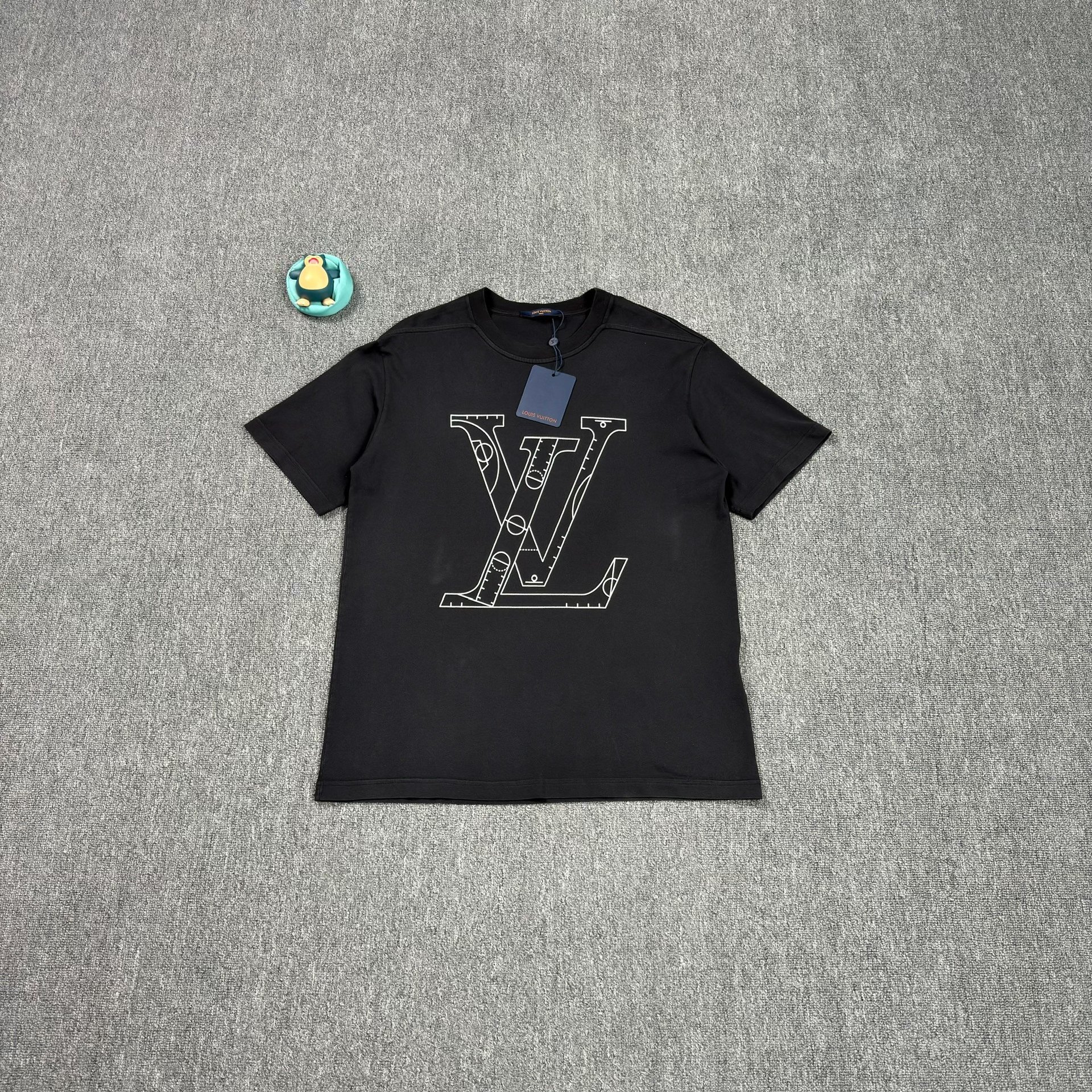 LV NBA Large Logo Black T-Shirt