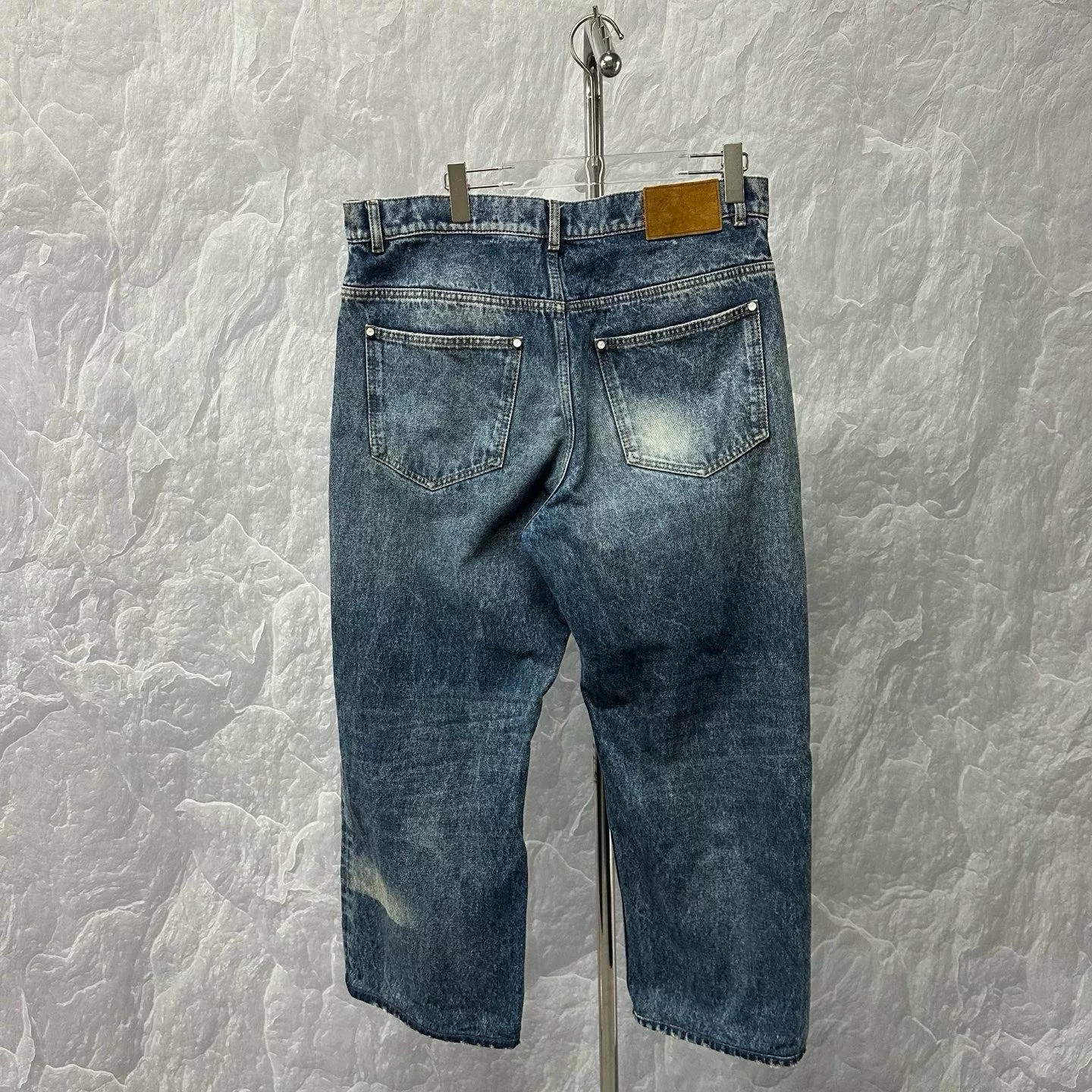 Louis Vuitton SS25 Washed Denim Pants — back