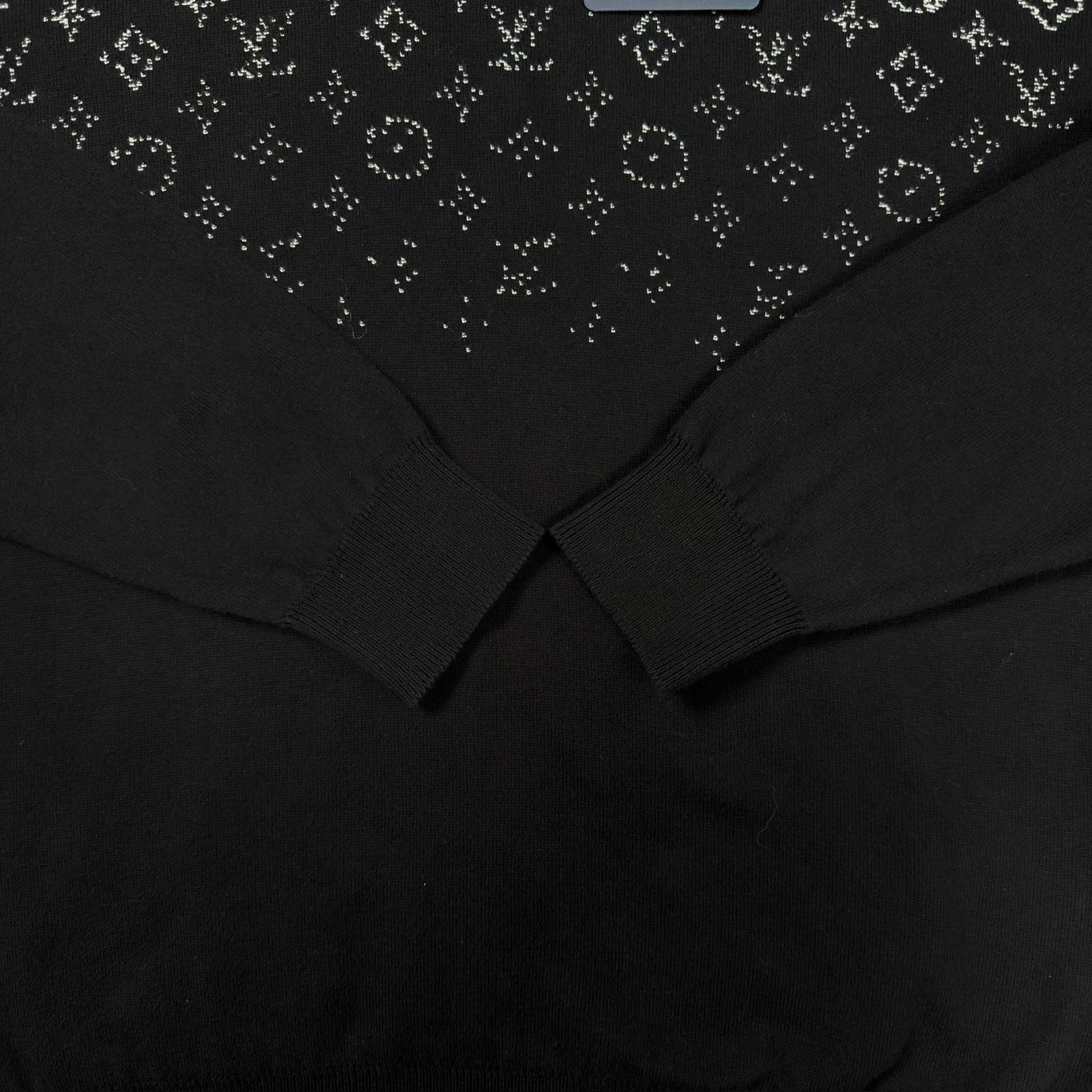 Louis Vuitton Black Gradient Monogram Sweater — back