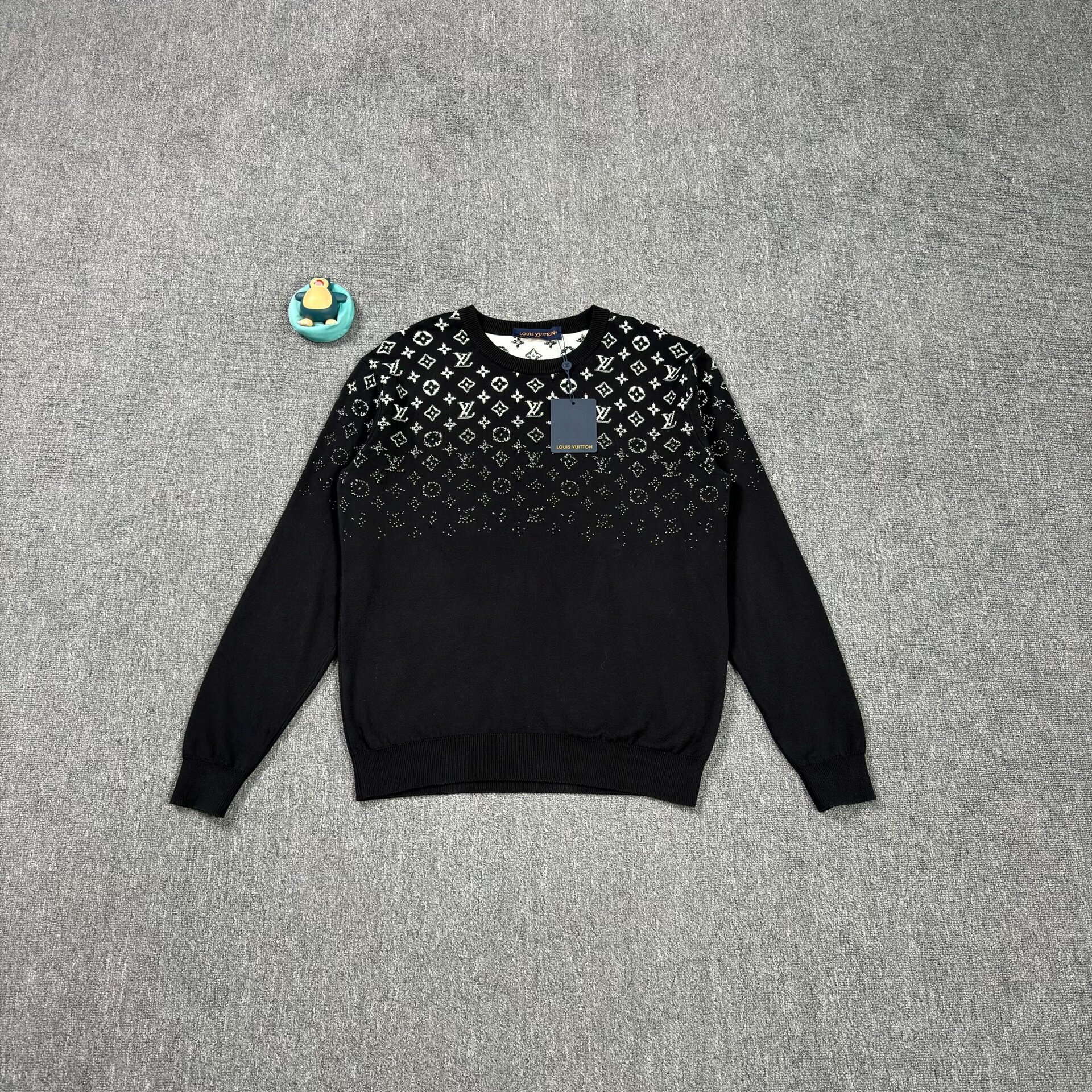Louis Vuitton Black Gradient Monogram Sweater