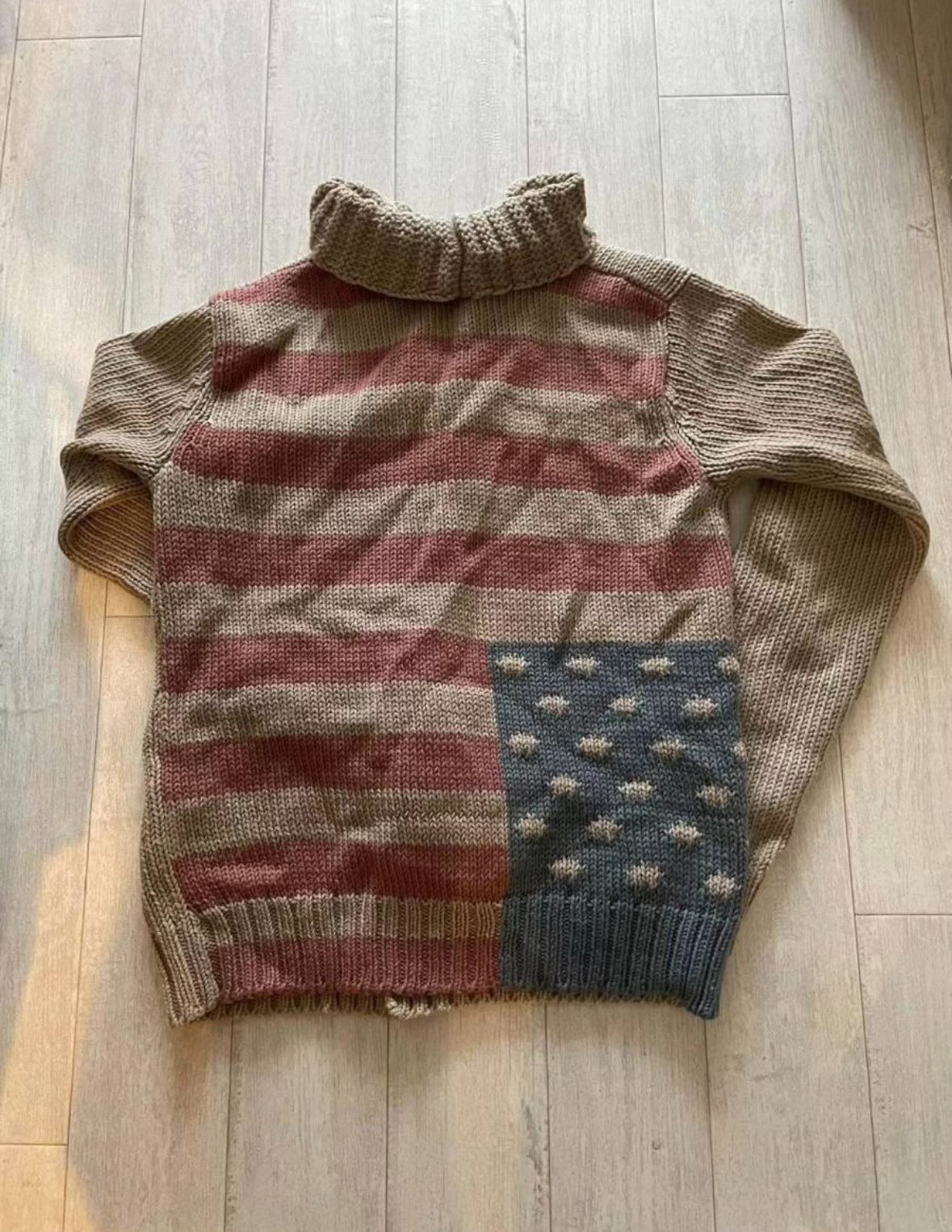 Visvim Sturgis Flag Sweater