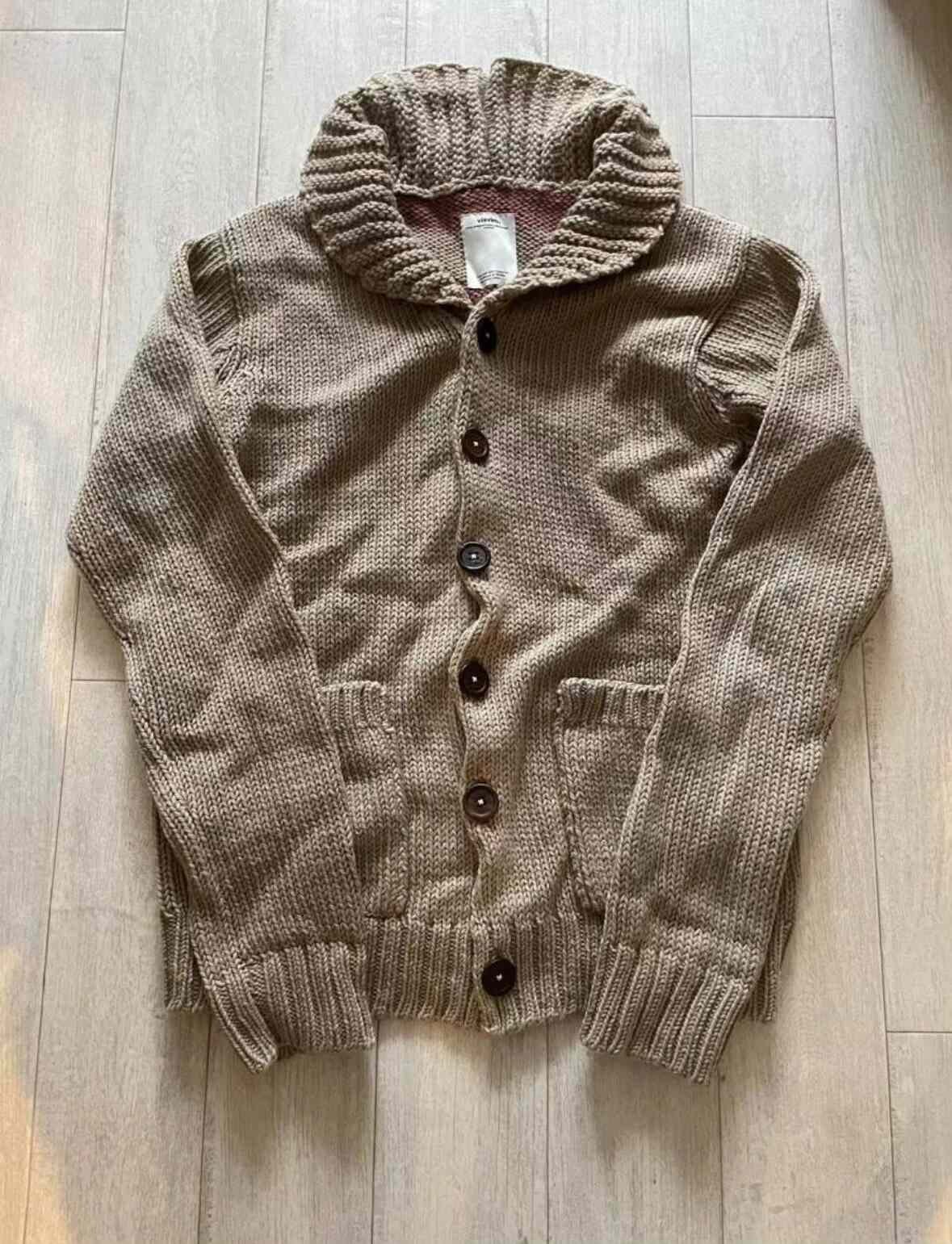 Visvim Sturgis Flag Sweater — label