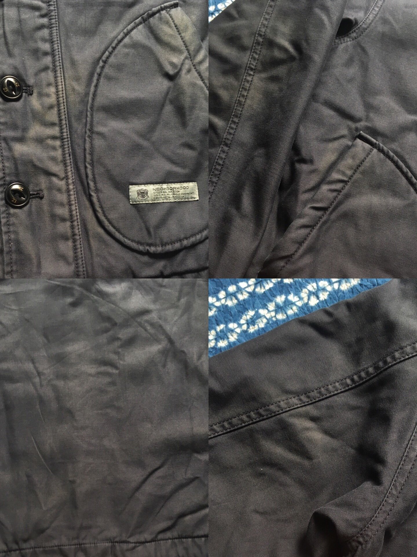 Neighborhood 14aw N1 Cotton Jacket — back