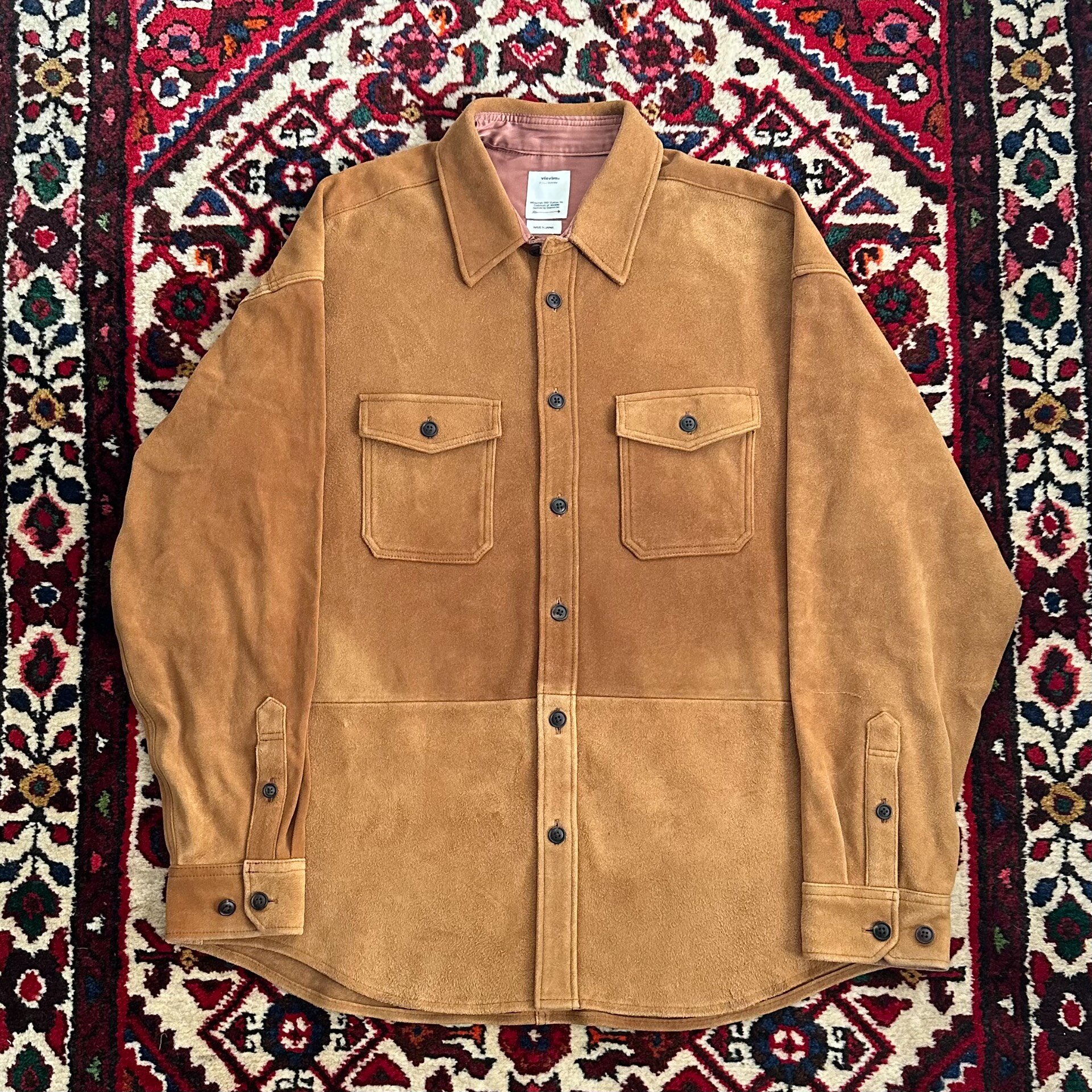 visvim 22AW Lumber Deerskin Shacket