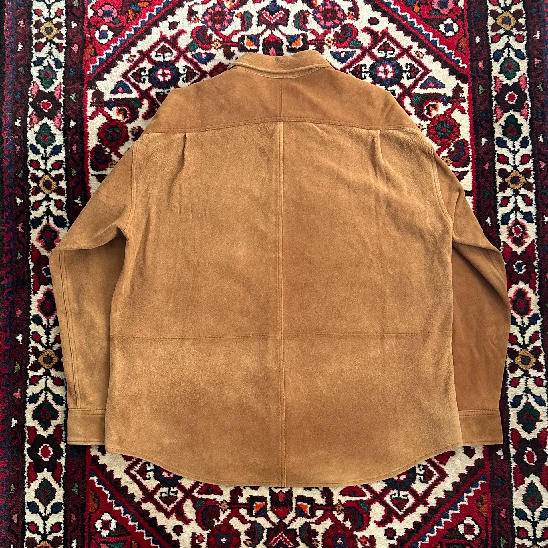 visvim 22AW Lumber Deerskin Shacket — front