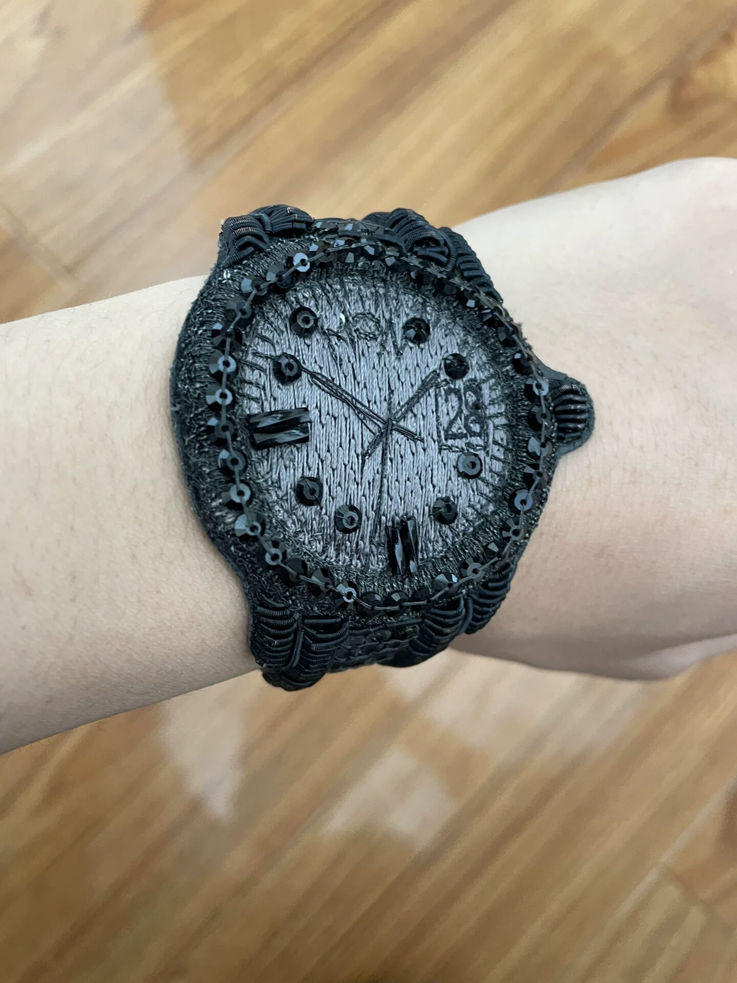 Walter Van Beirendonck All-Black Watch
