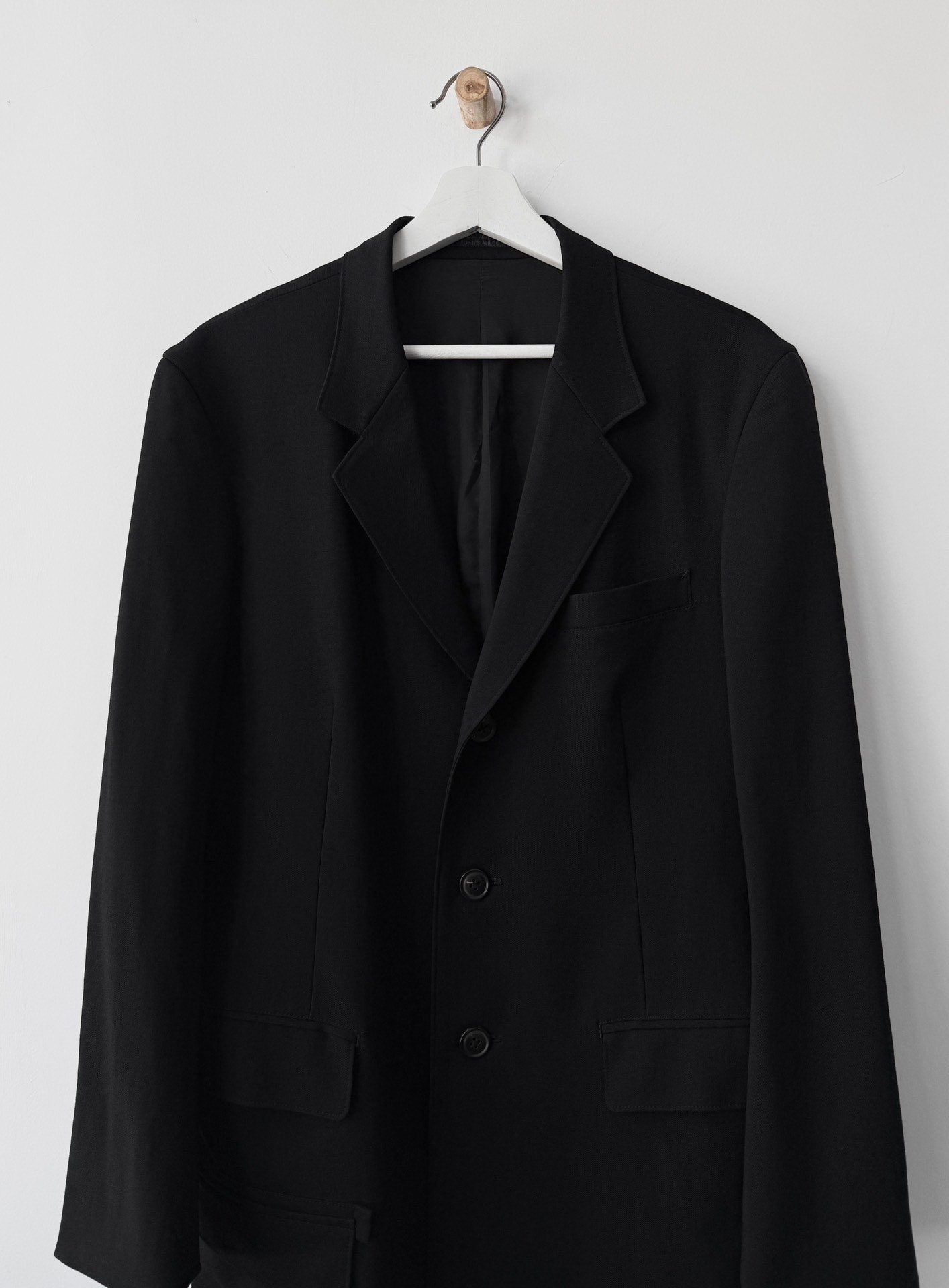 Yohji Yamamoto 17AW Doctor's Jacket Coat — label