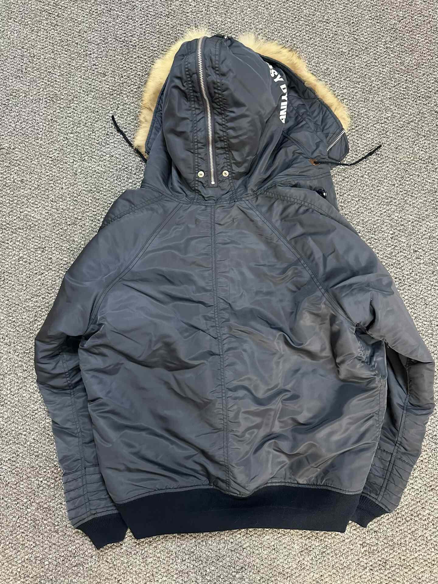 Neighborhood Cotton Puffer Jacket — label