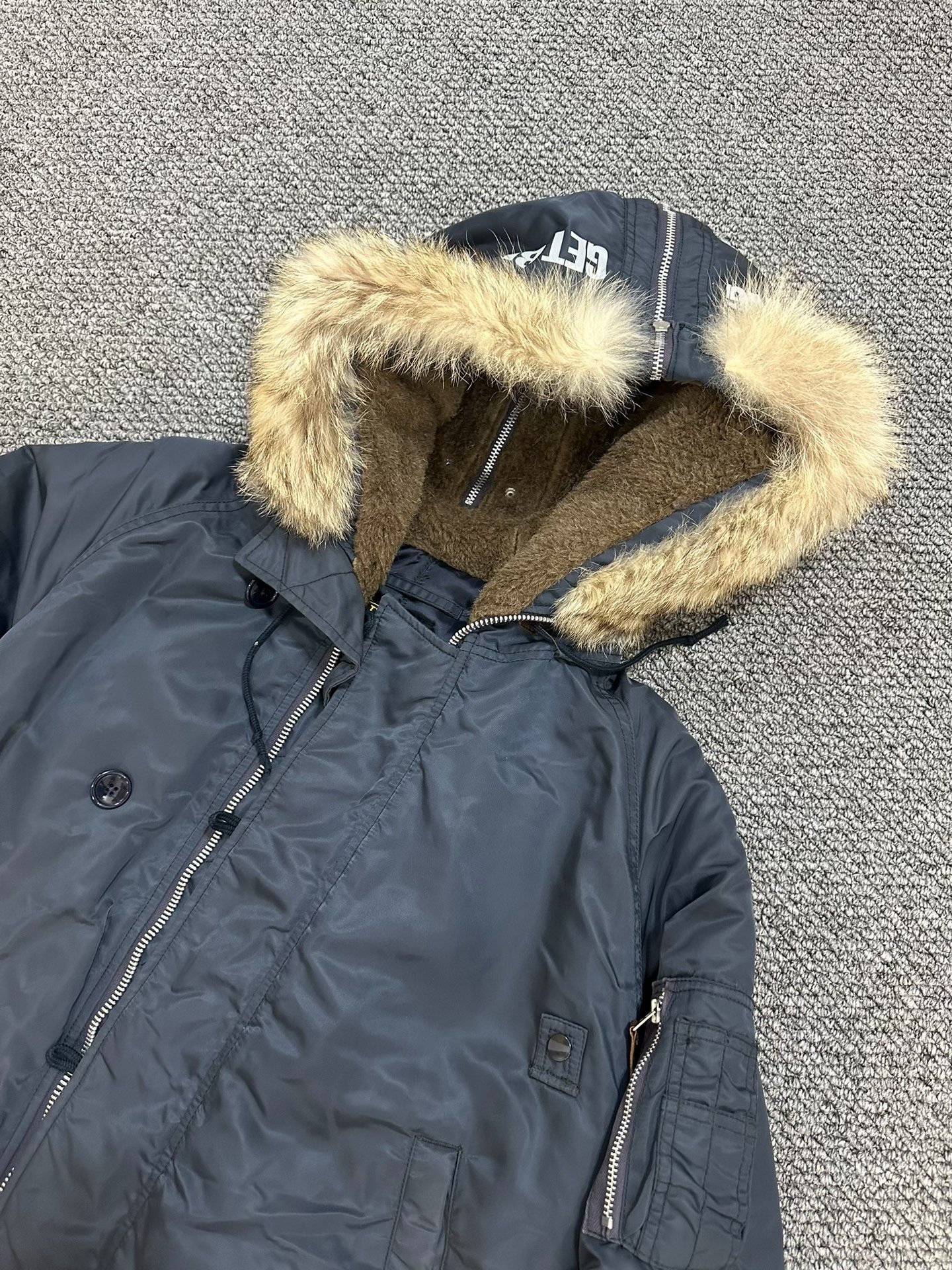Neighborhood Cotton Puffer Jacket — front