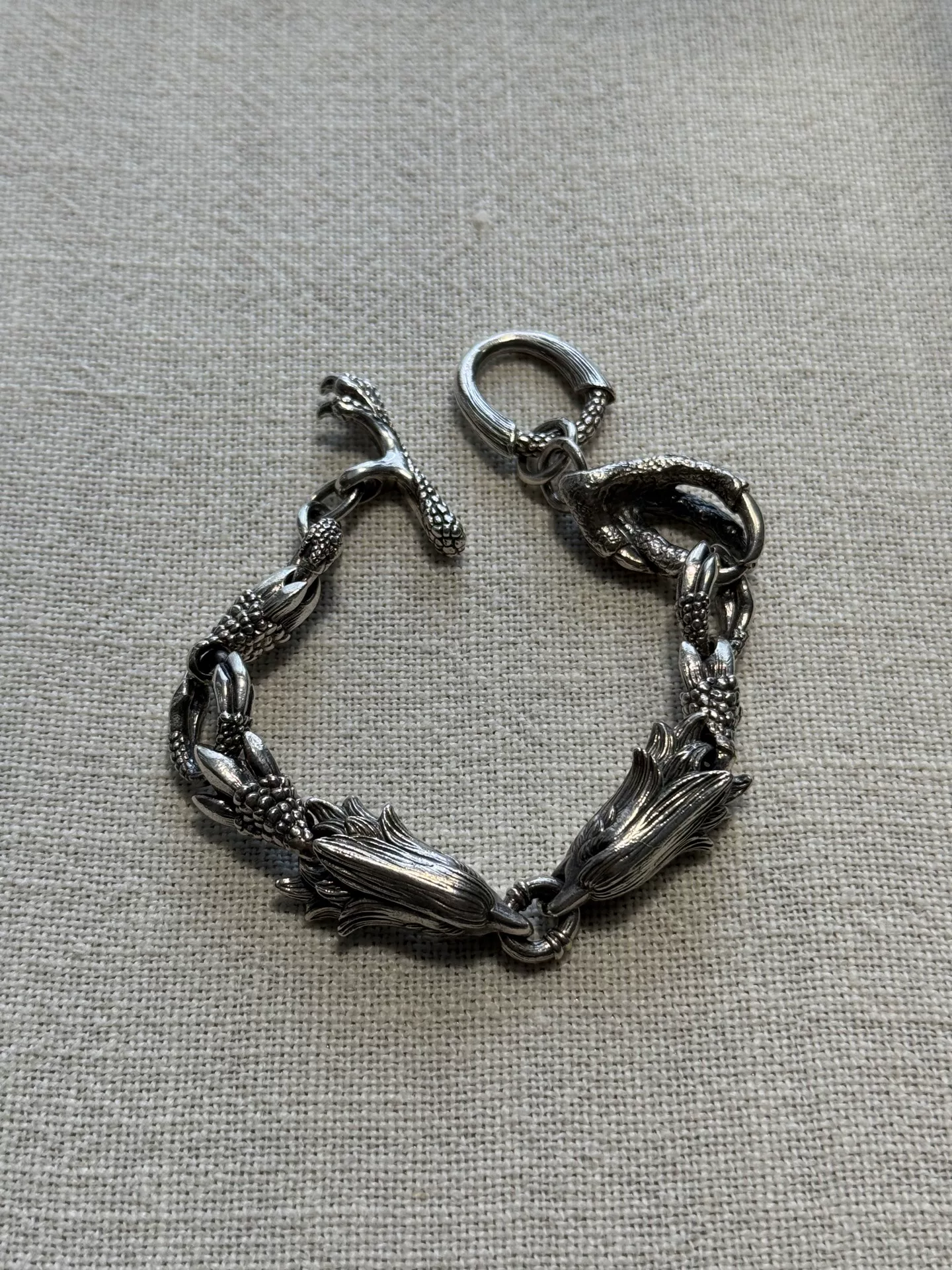 Yohji Yamamoto 24AW Silver Eagle Bracelet