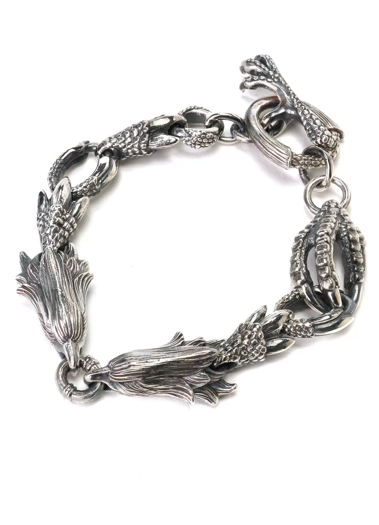 Yohji Yamamoto 24AW Silver Eagle Bracelet — back